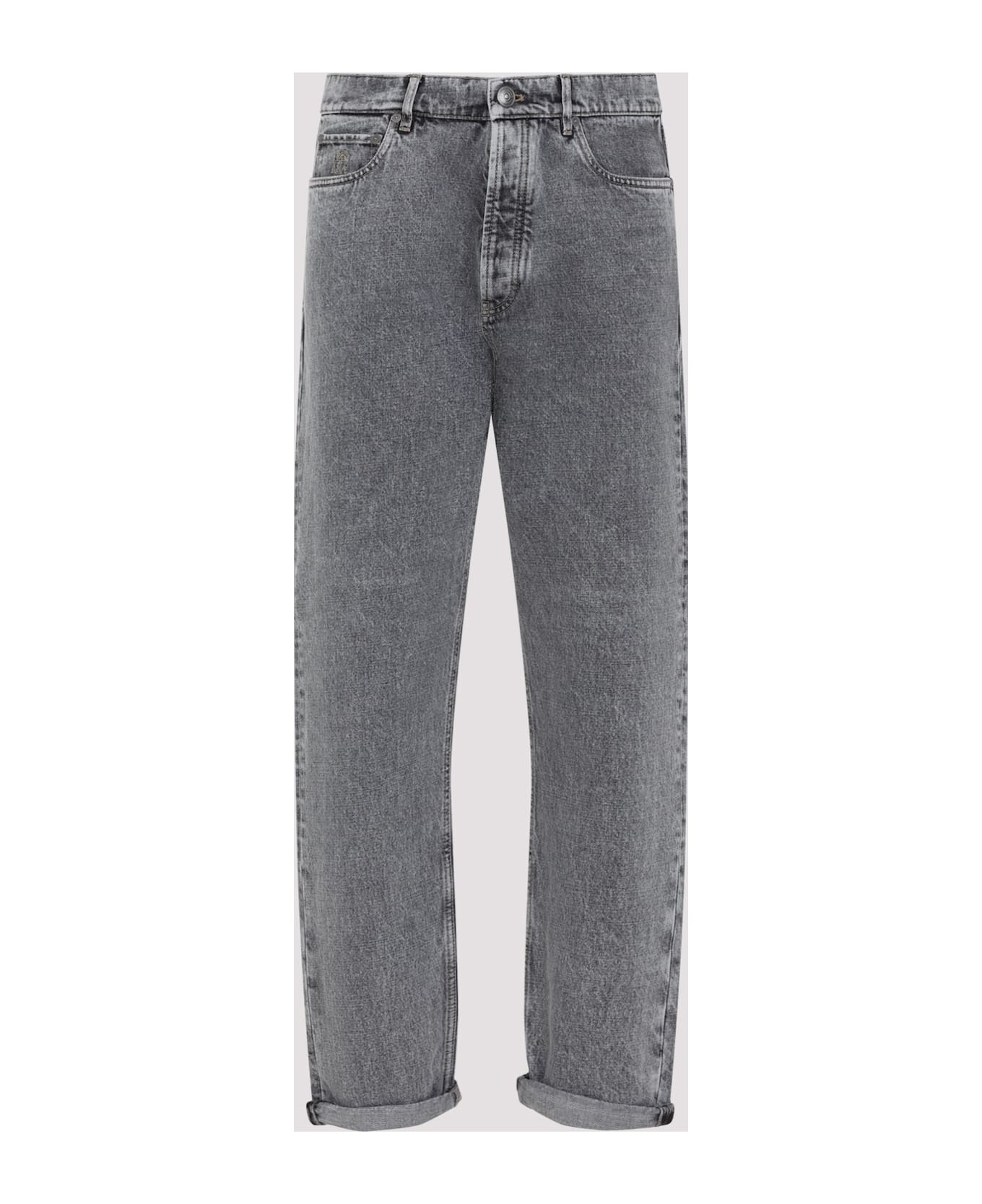 Brunello Cucinelli Cotton Jeans - Medium Grey