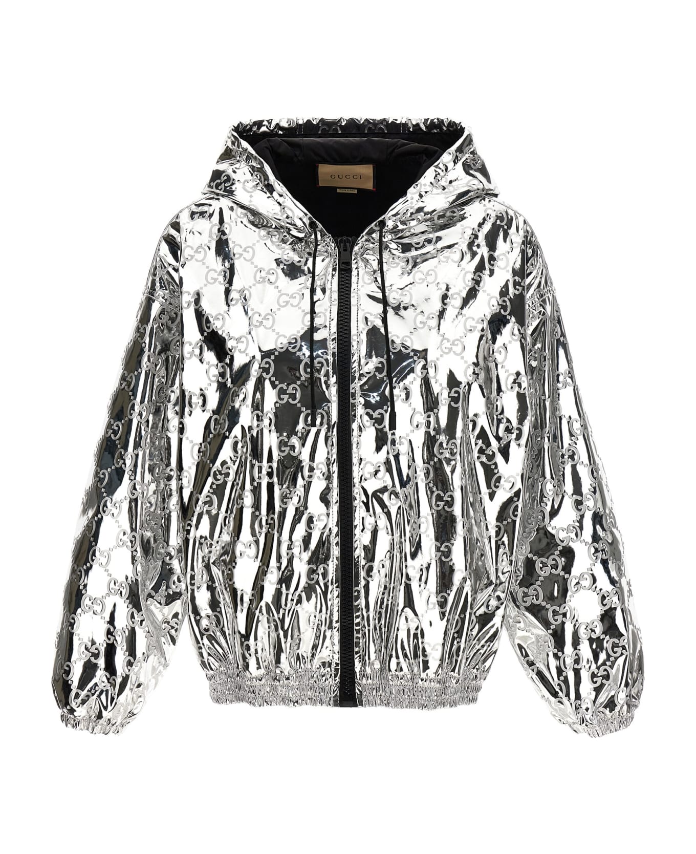 Gucci 
gg
 Hooded Jacket - Silver