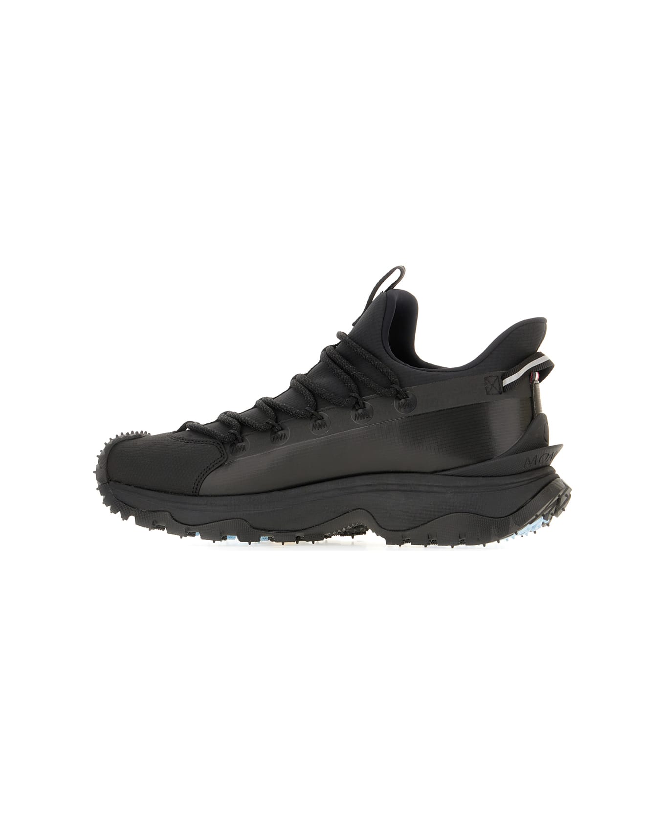 Moncler Black Tech Fabric Trailgrip Lite 2 Sneakers - Nero