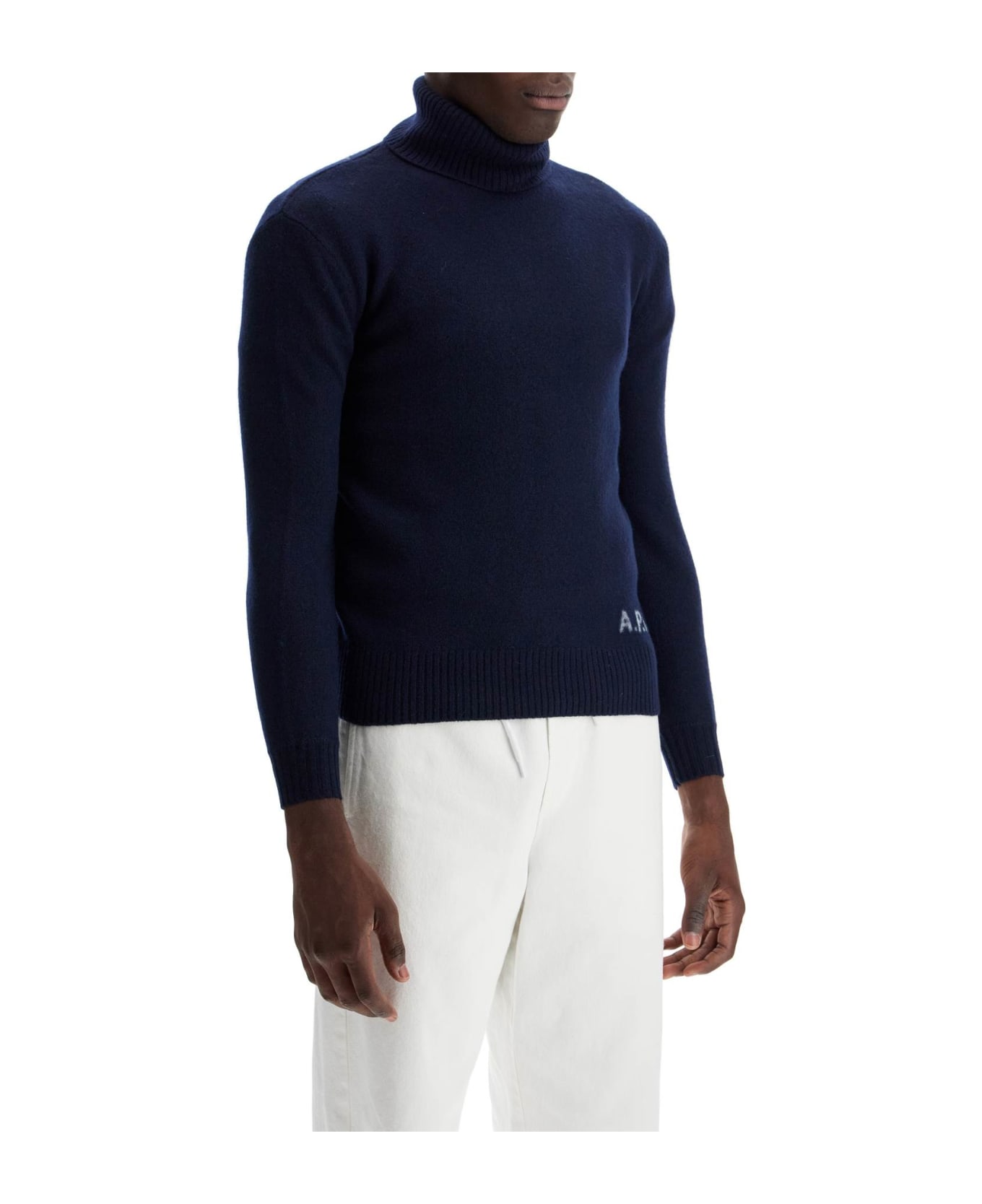 A.P.C. Walter High-neck Pullover - DARK NAVY (Blue)