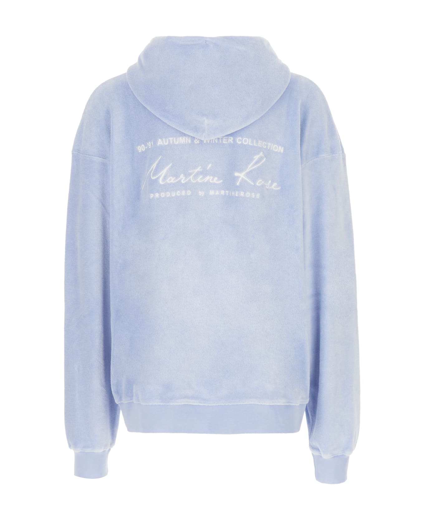 Martine Rose Powder Blue Terry Sweatshirt - PALE BLUE フリース