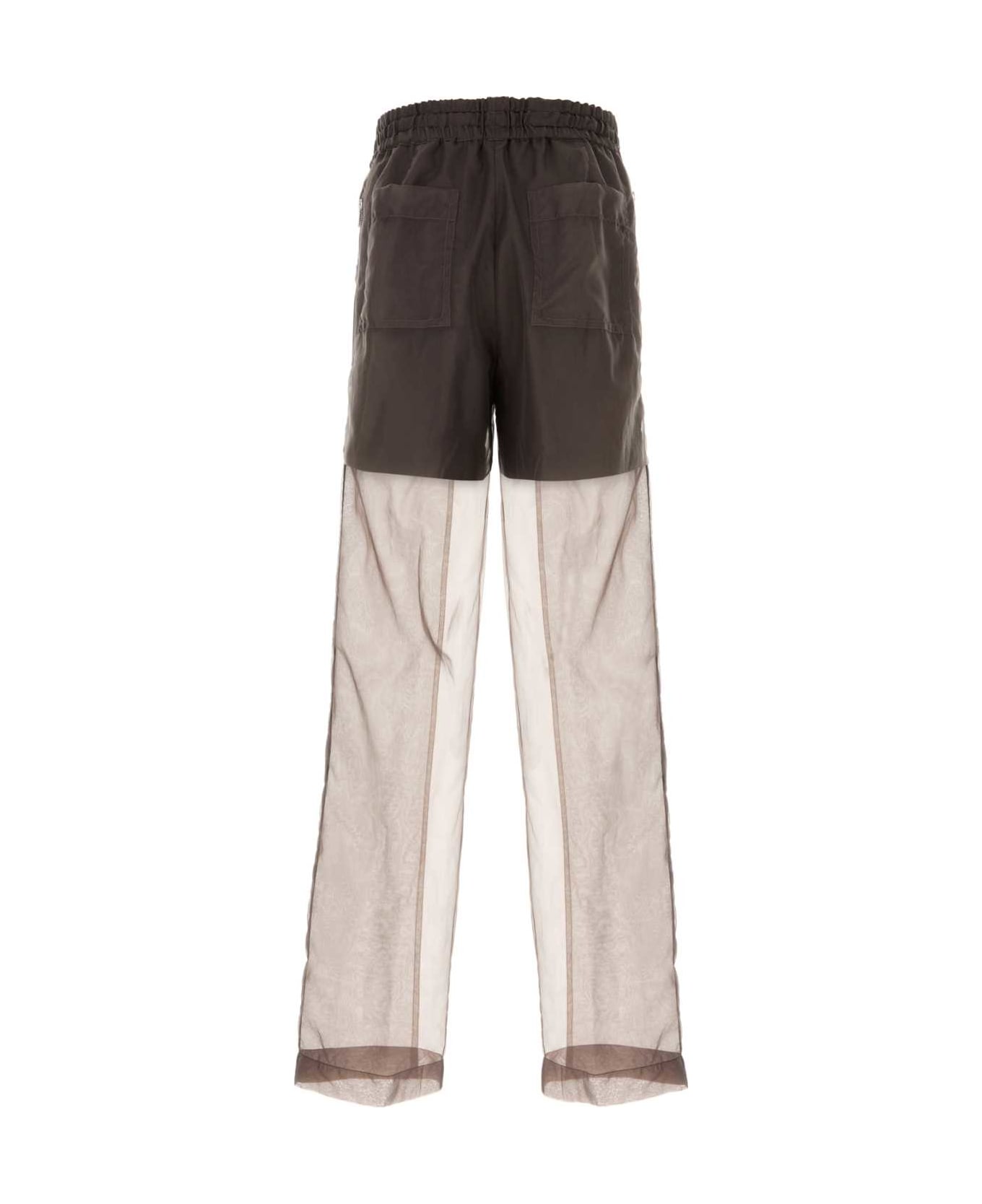 Dries Van Noten Brown Organza Pendo Pant - BROWN