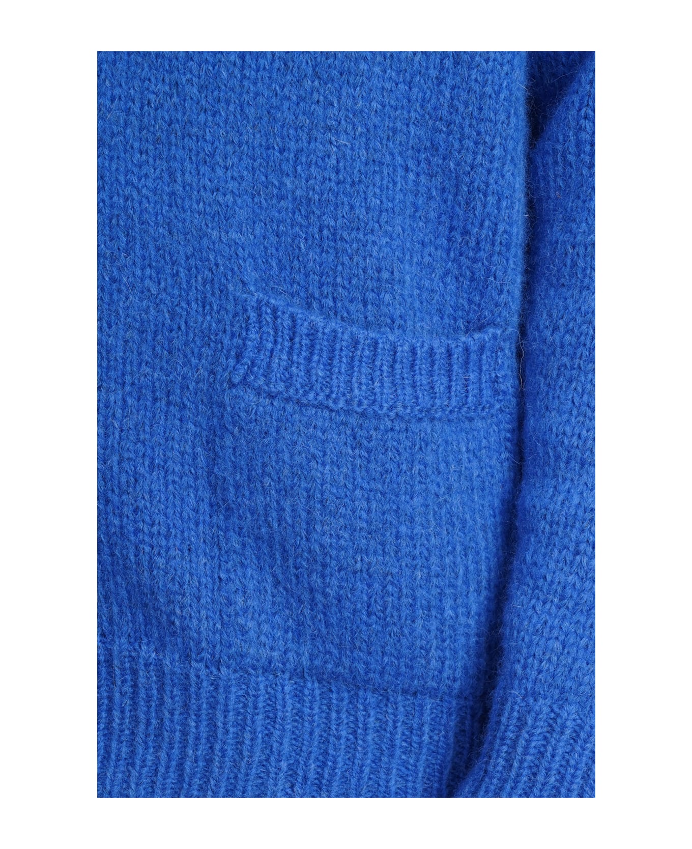 Roberto Collina Cardigan In Blue Wool - blue