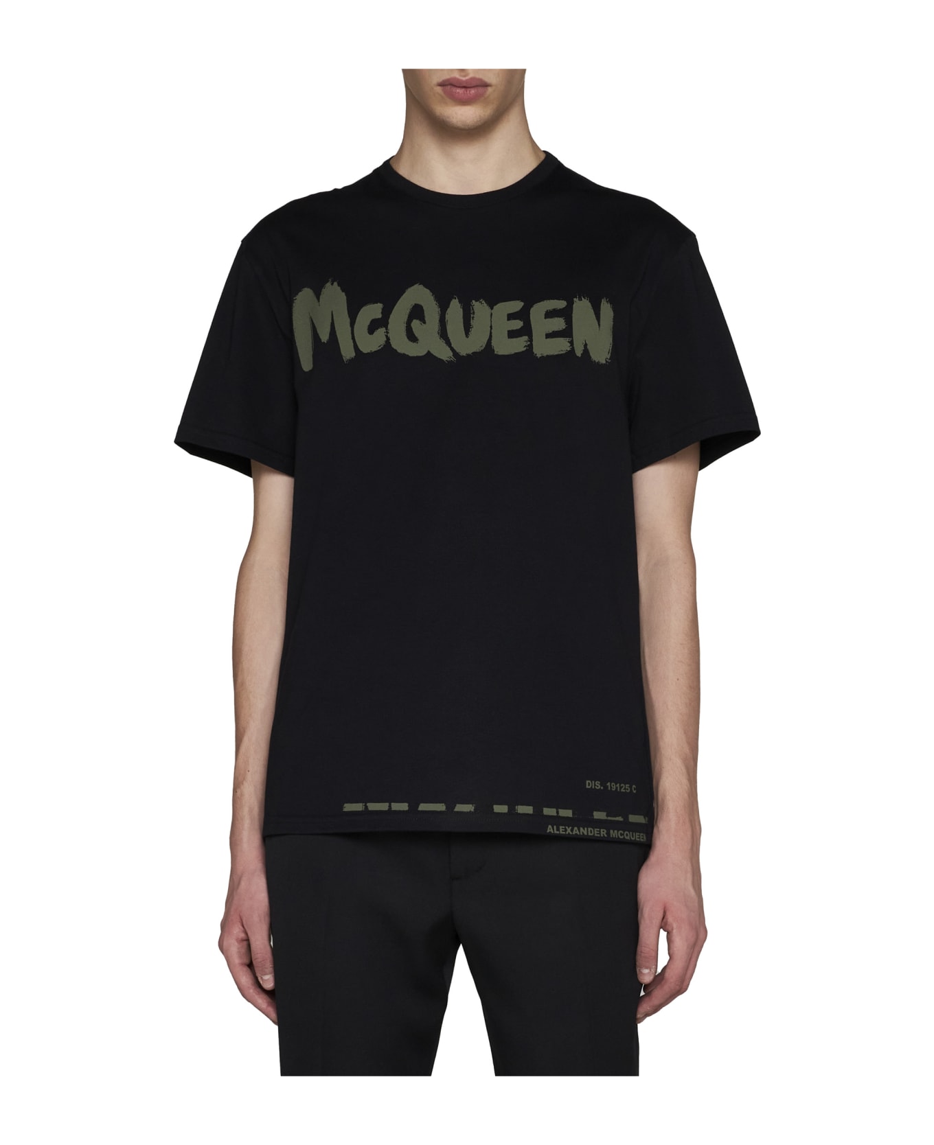 Alexander McQueen Graffiti Logo T-shirt - black