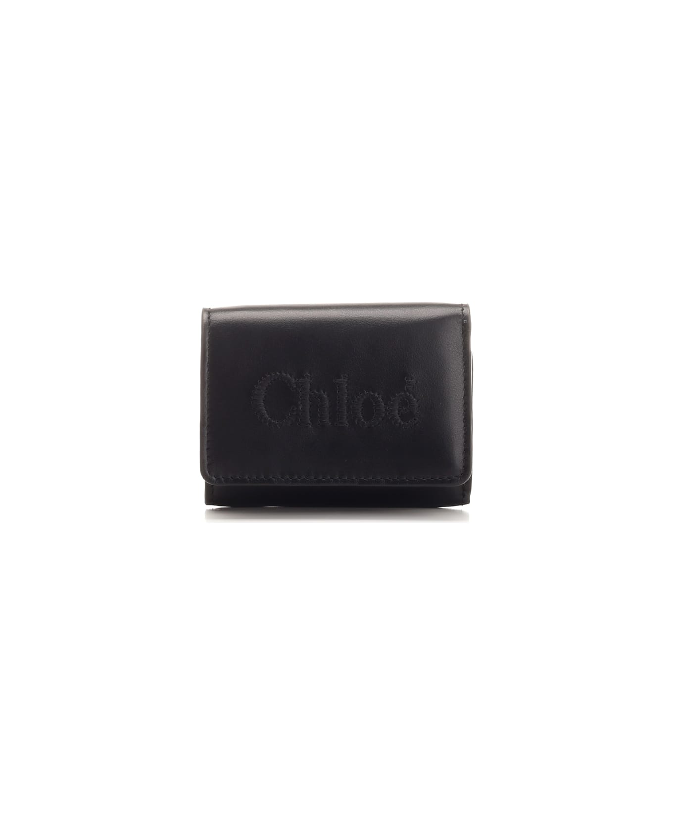 Chloé Black 'chloè Sense' Trifold Wallet - Black 財布