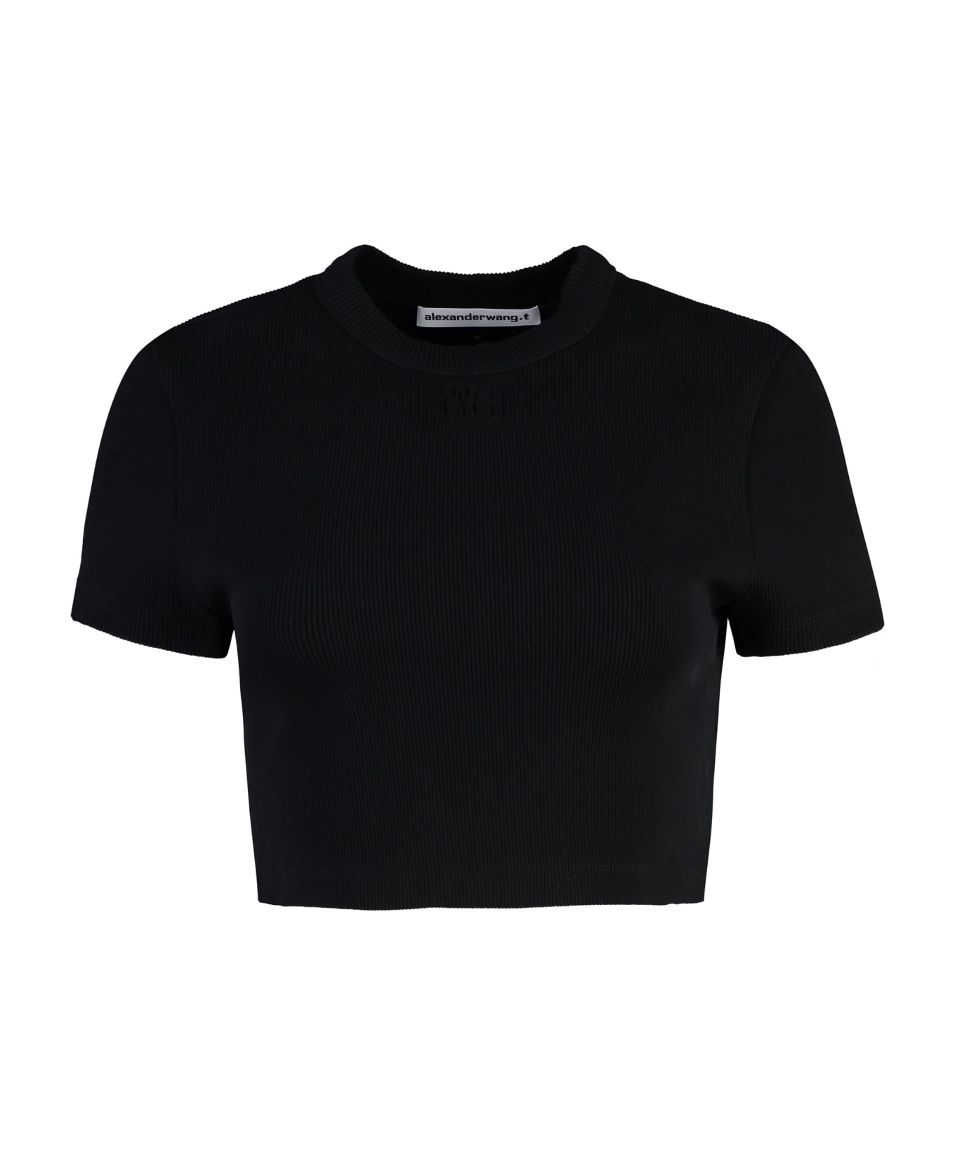 Alexander Wang Cotton Top - black Tシャツ