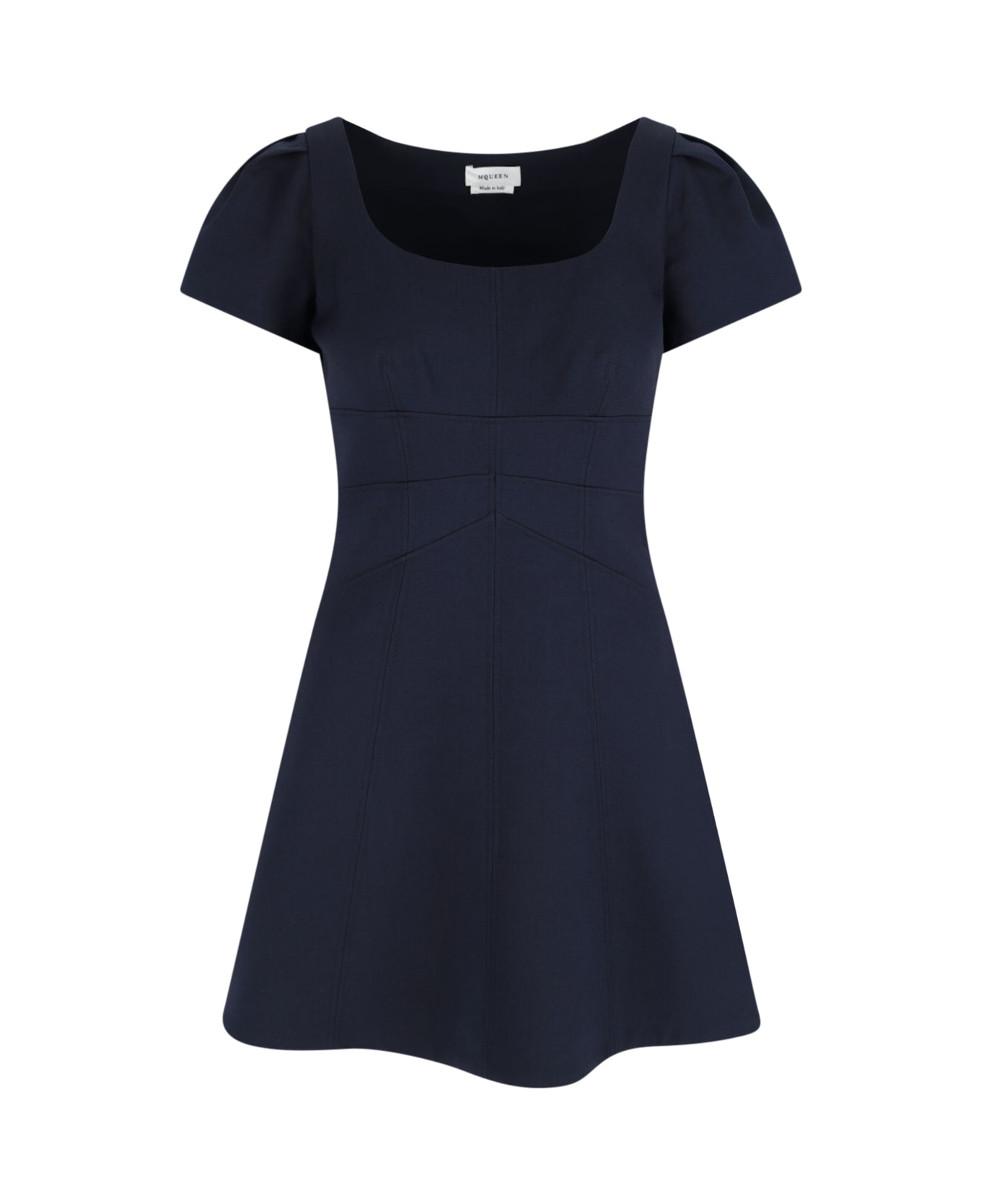 Alexander McQueen Wool And Silk Mini Dress