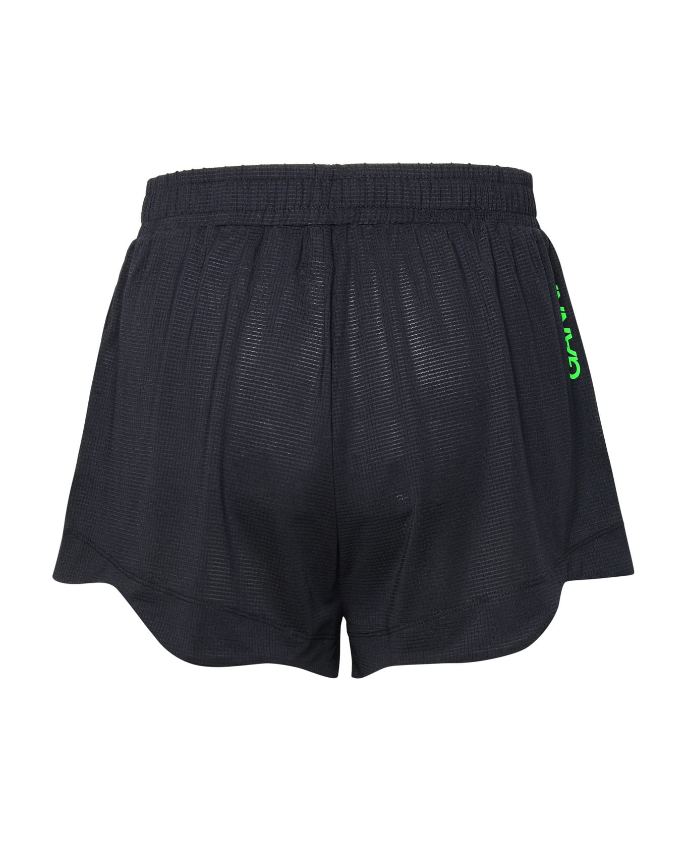 Ganni 'active' Shorts In Black Recycled Polyester Blend - Black