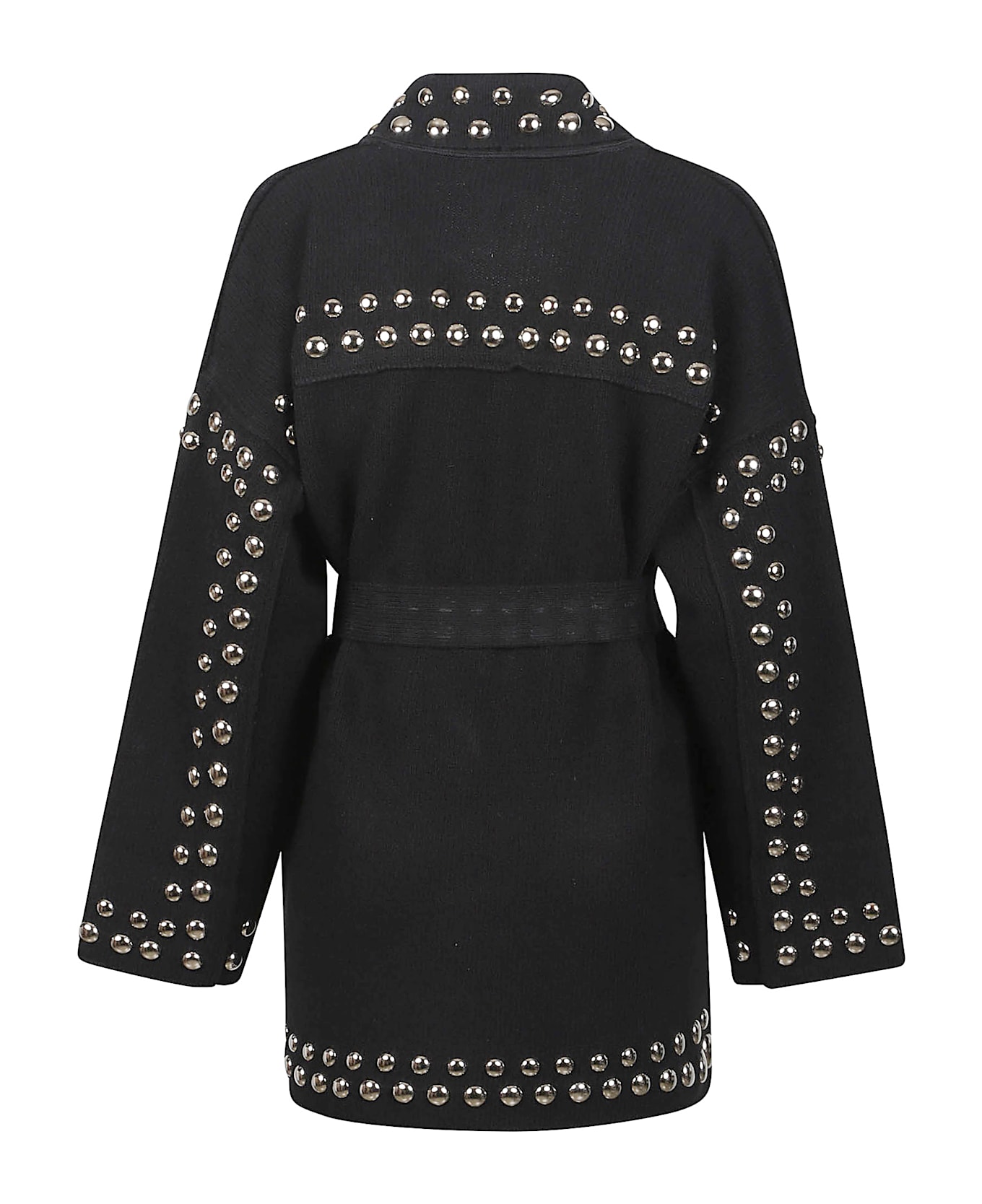 Alanui Love And Studs Cardigan - Black