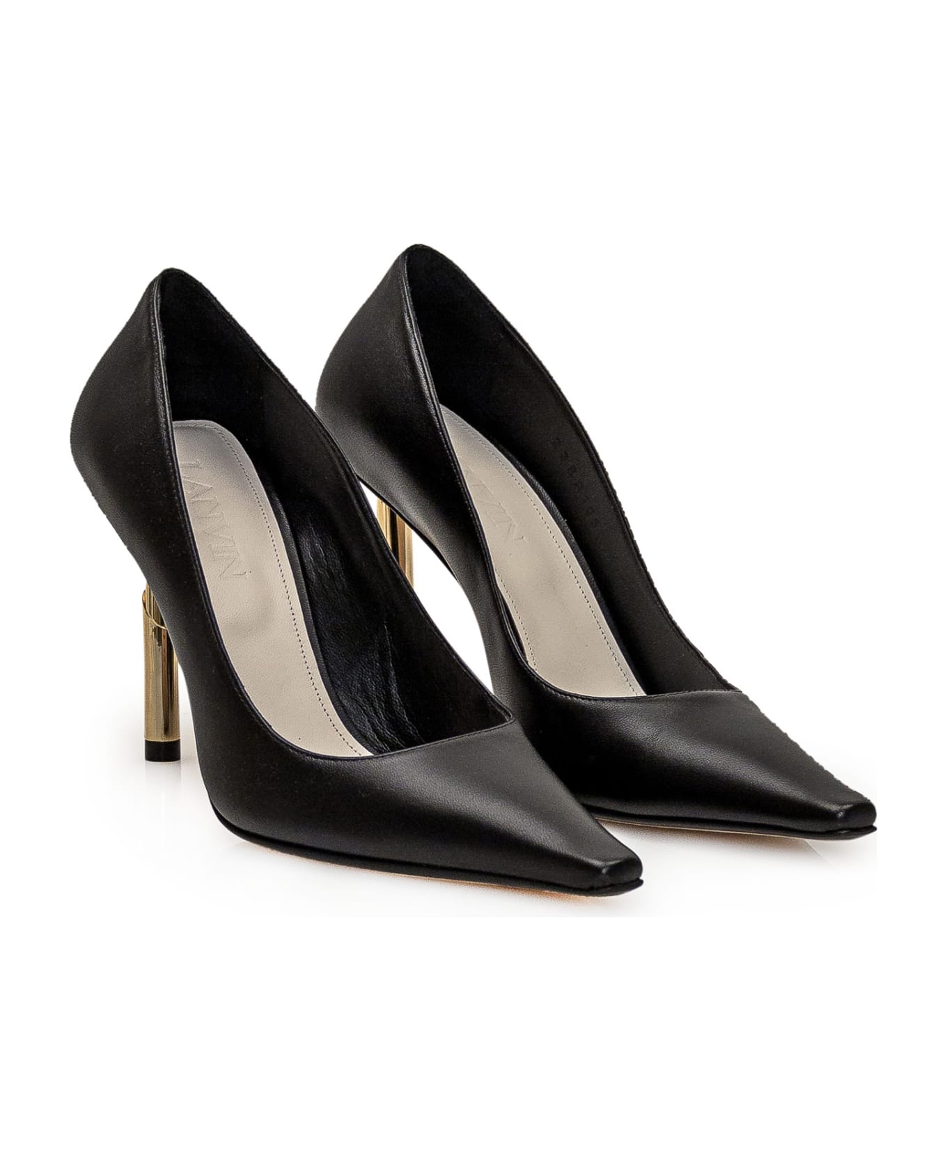 Lanvin Helled Shoe Sequence Pump - BLACK ハイヒール