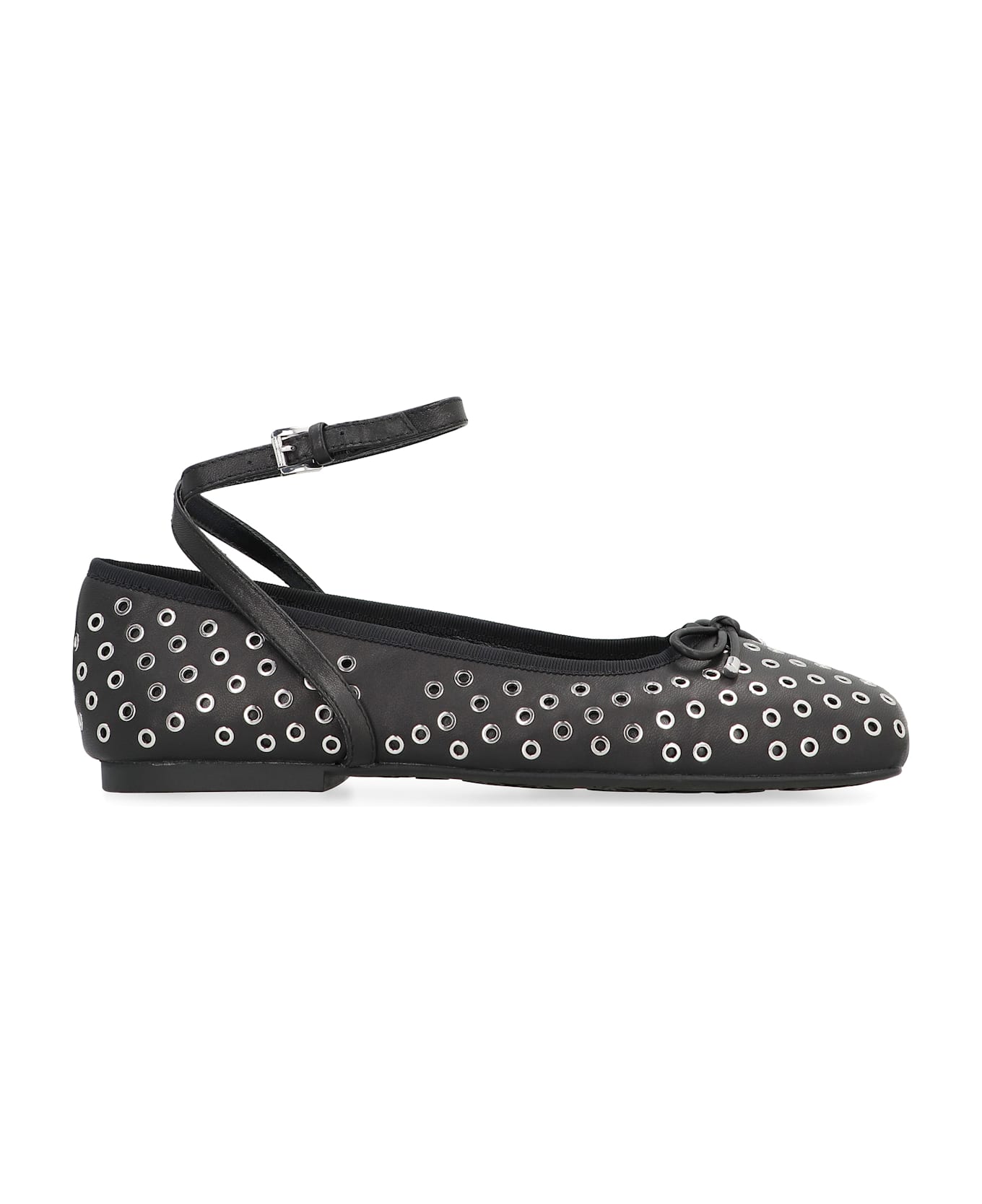 MICHAEL Michael Kors Collette Flex Leather Ballet Flats - black