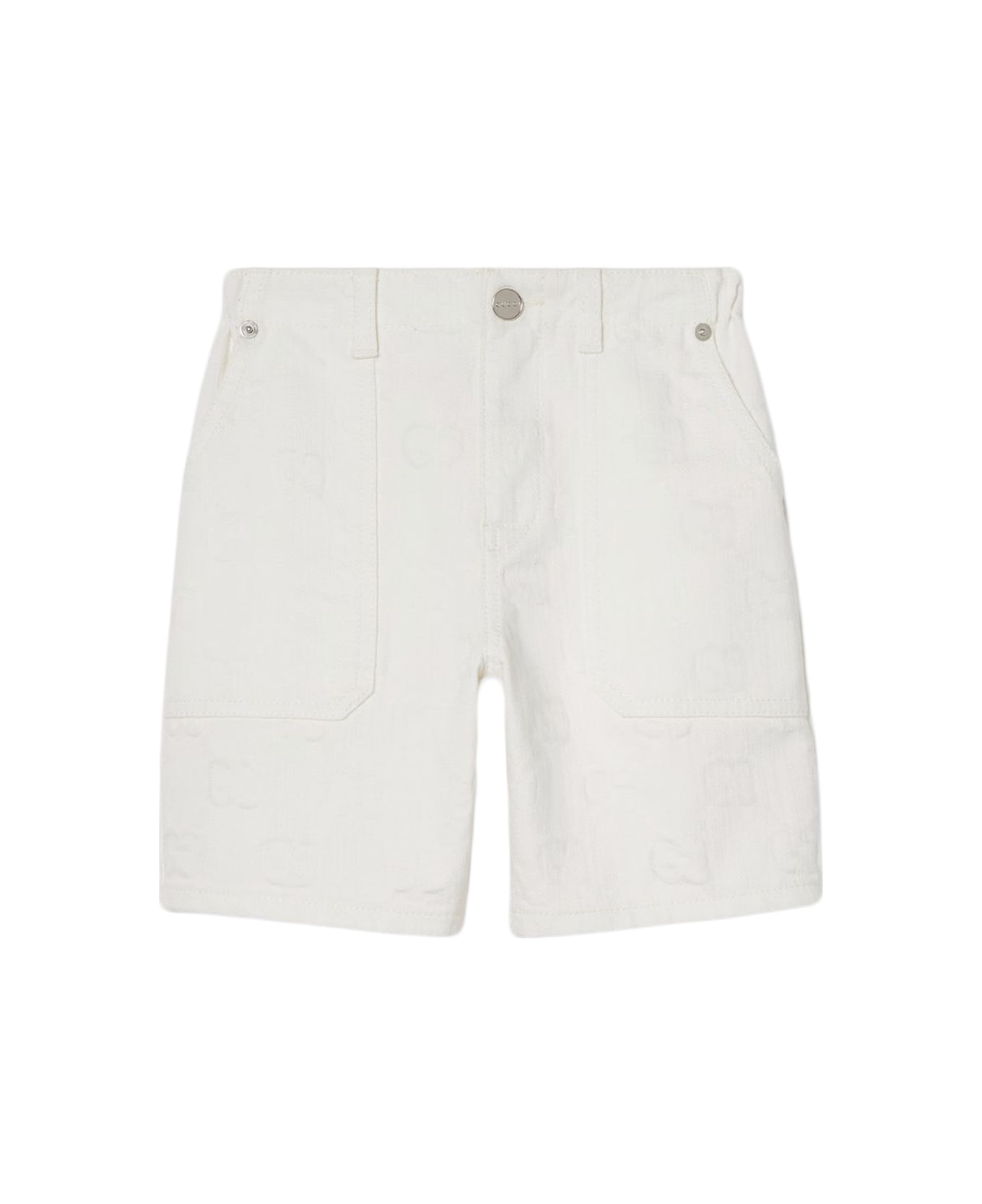 Gucci Kids Shorts White - White