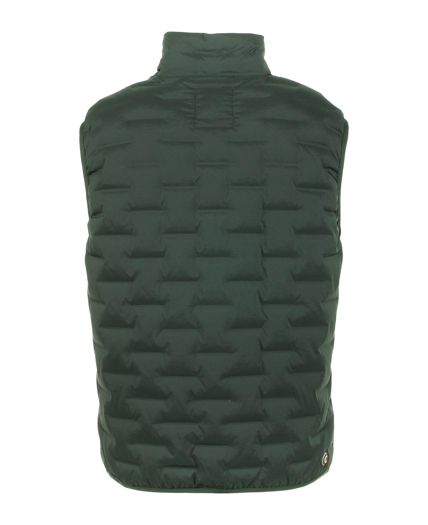 Colmar Quilted Vest With Logo Patch - VERDE