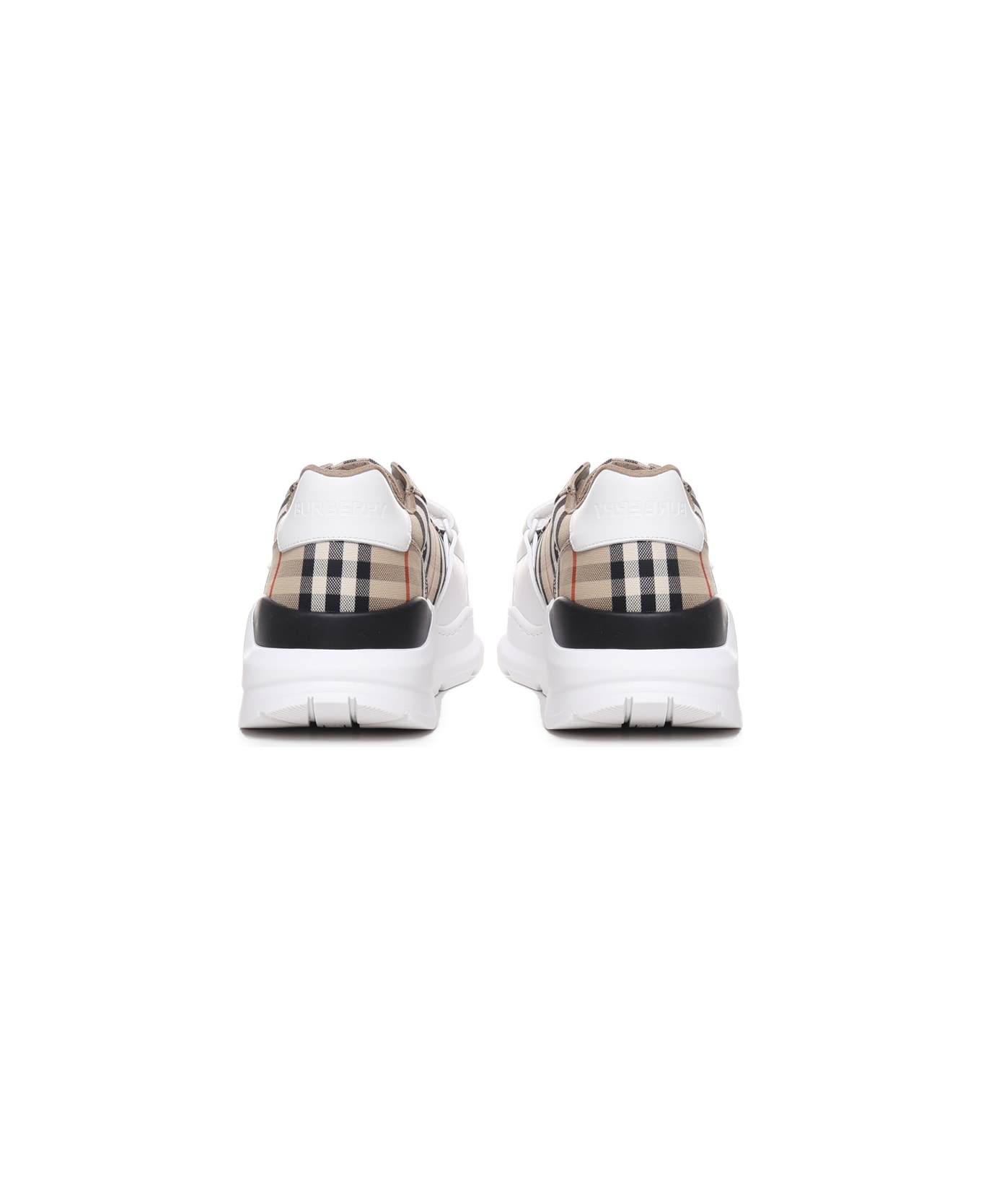 Burberry Scarpe Da Ginnastica Regis - Beige