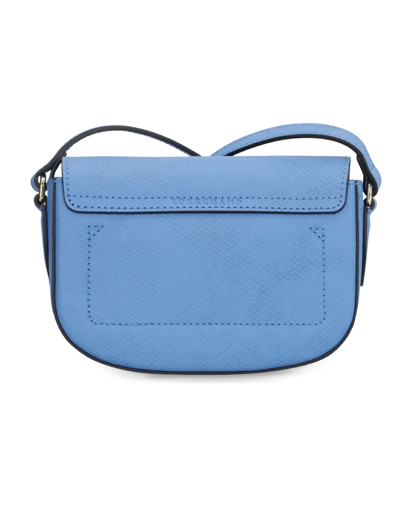 Longchamp Ure Xs Leather Crossbody Bag - Gnawed Blue