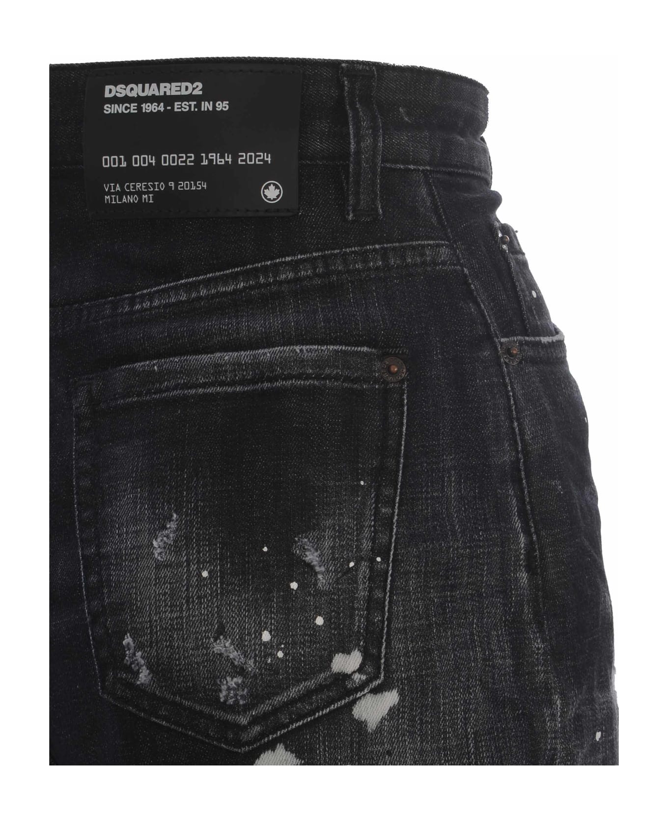Dsquared2 Jeans Dsquared2 "80's" Made Of Denim - Denim nero デニム
