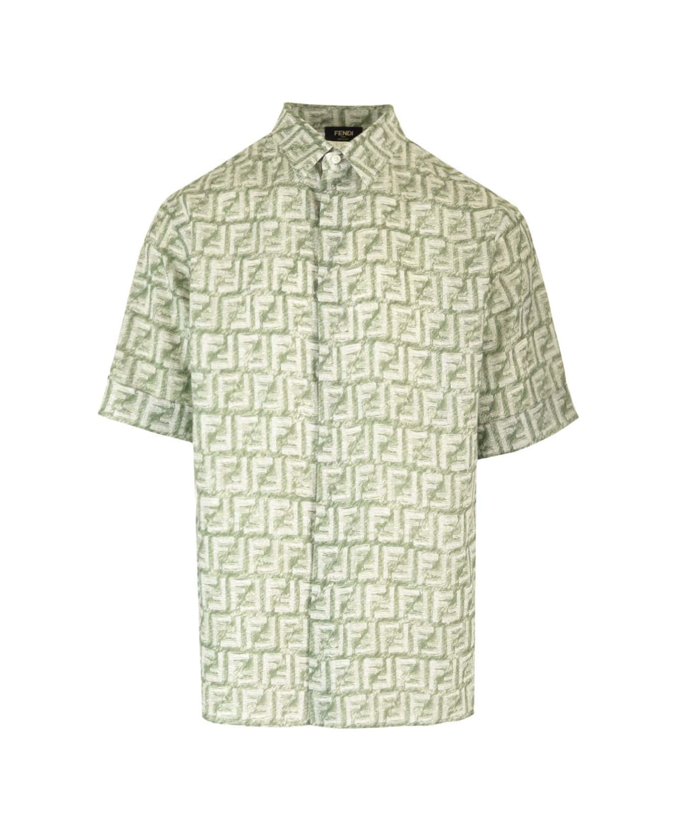 Fendi Linen Shirt - Green シャツ