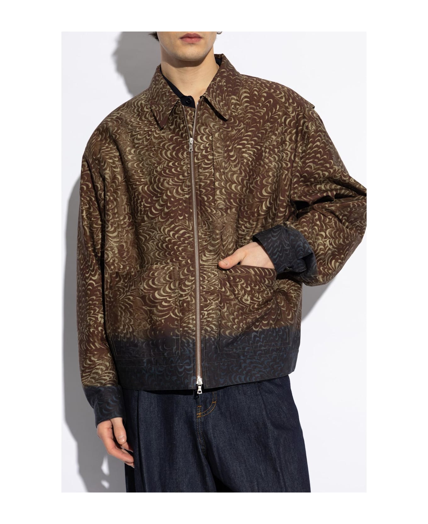 Dries Van Noten Jacket Veper - BROWN/GREEN