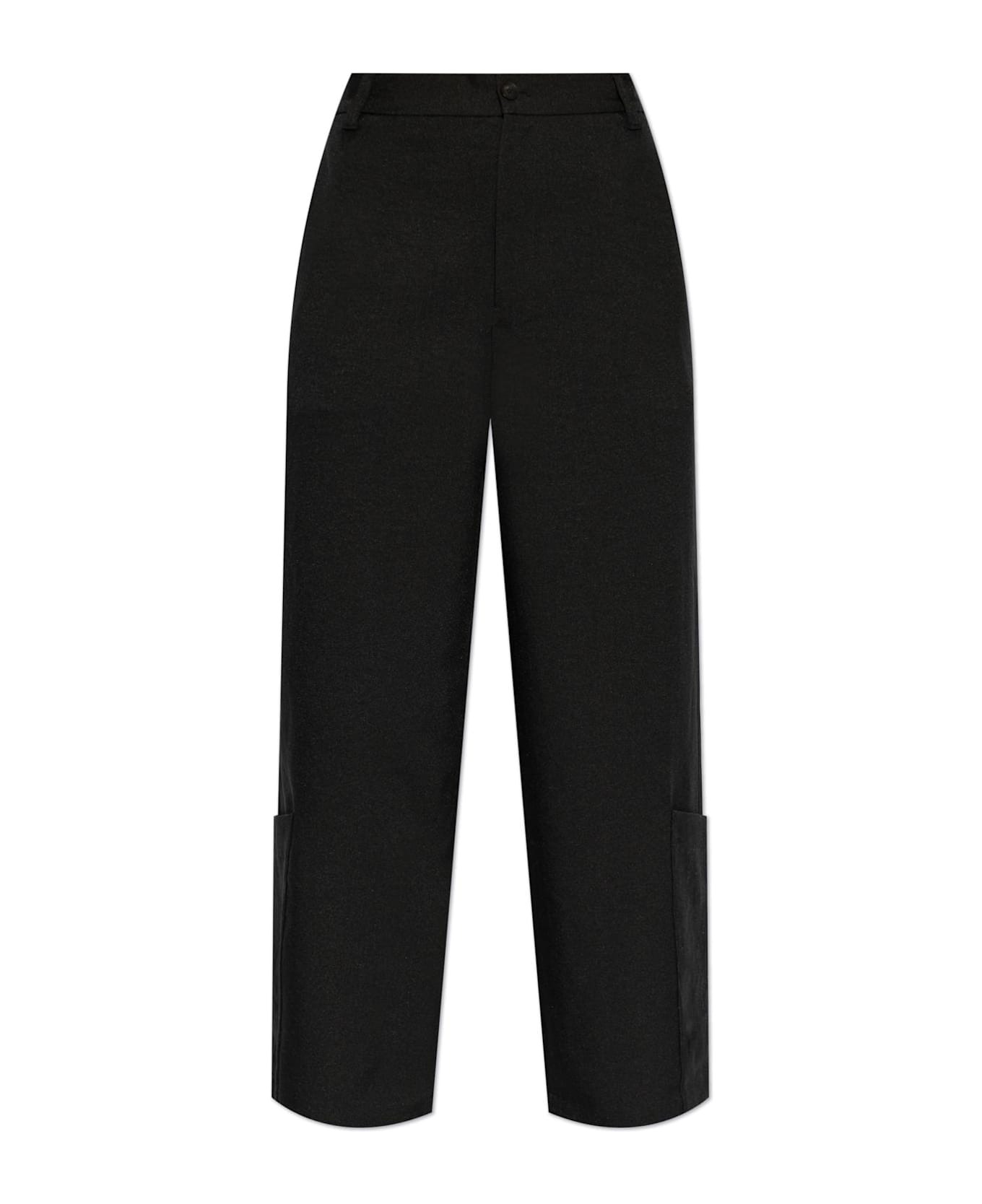 Y-3 Wide-leg Pants - BLACK