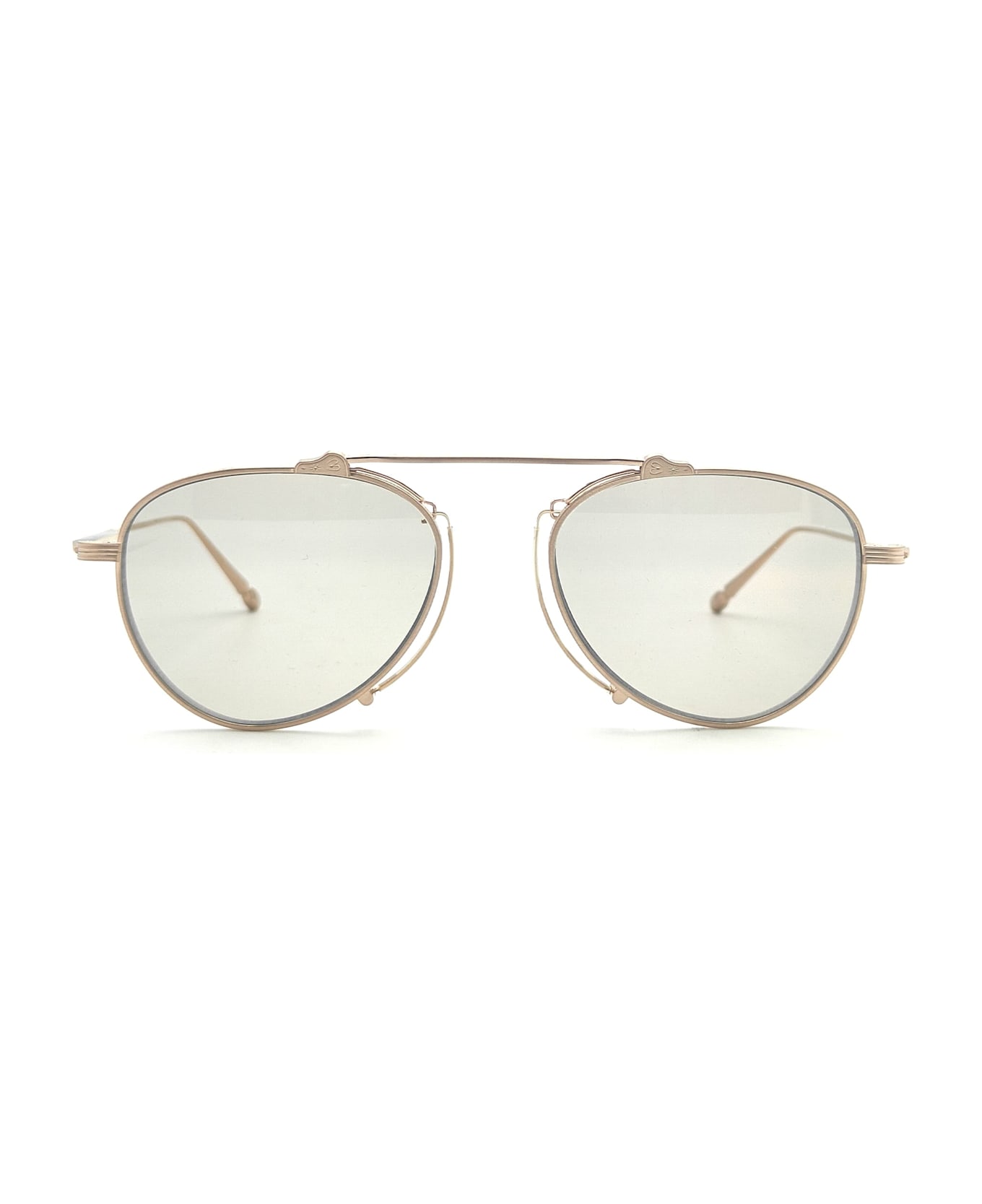 Matsuda M3130 - Brushed Gold / Cafe Grey Sunglasses - Gold
