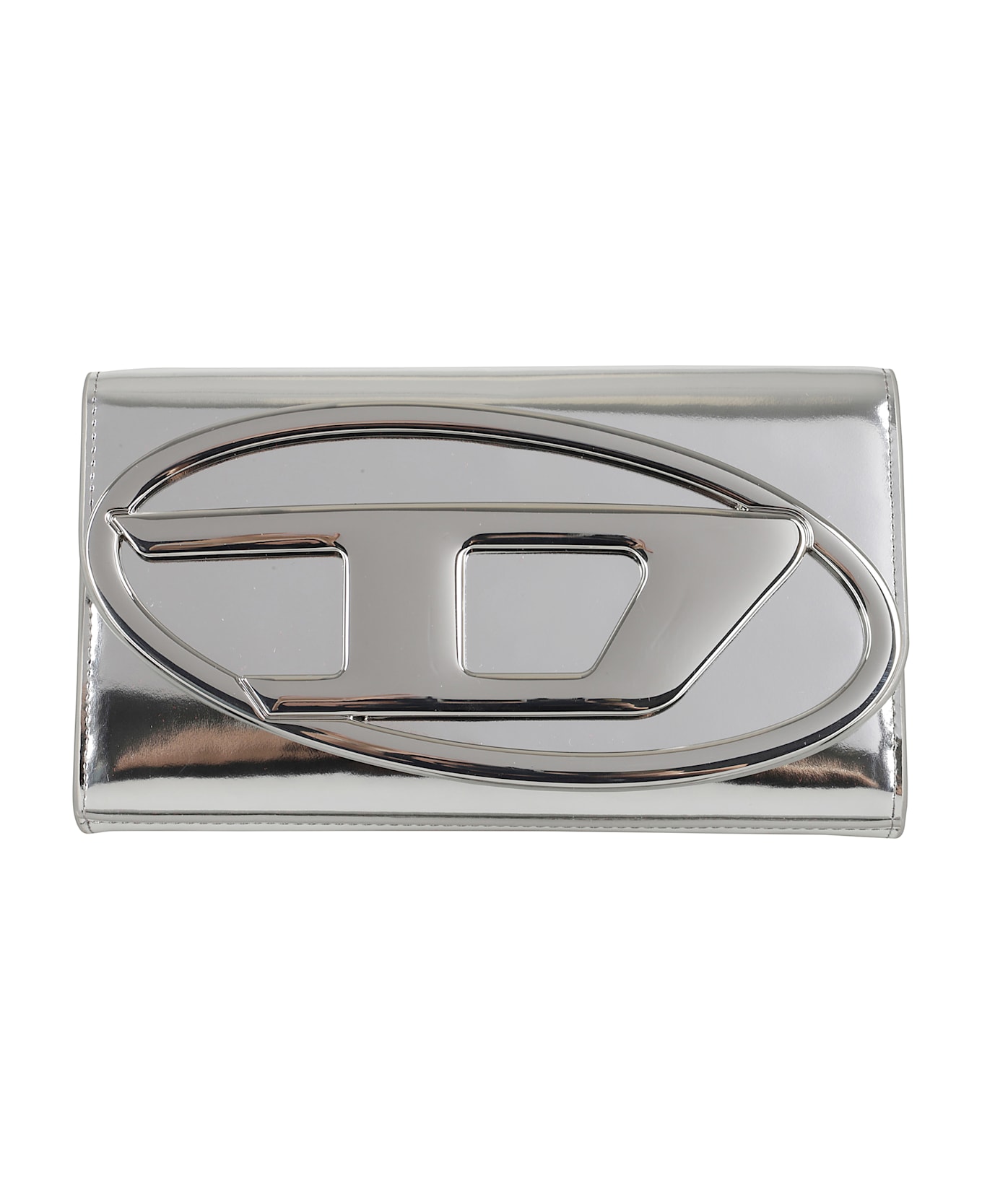 Diesel 1dr Wallet Strap - Silver