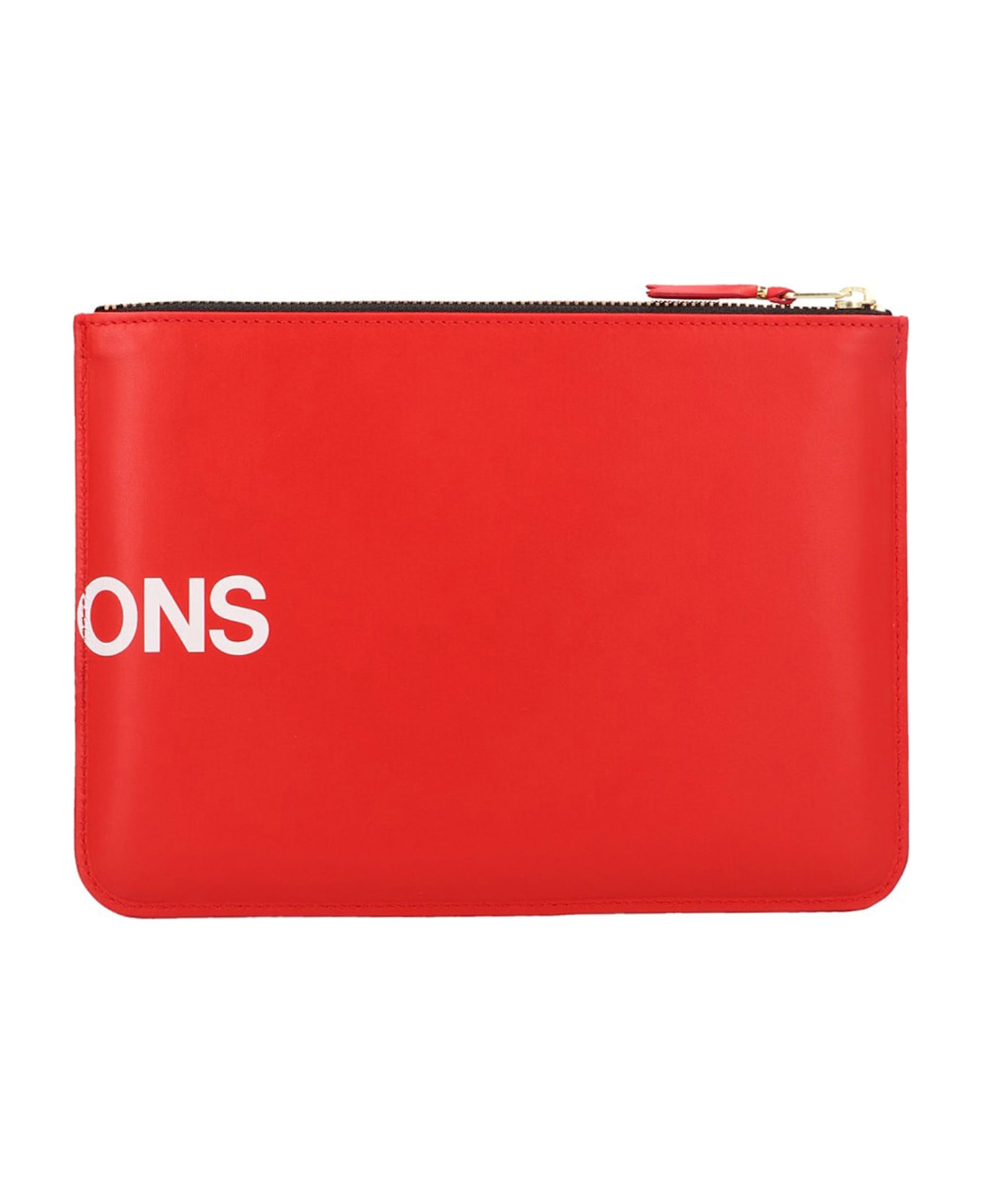 Comme des Garçons Wallet 
huge Logo
 Wallet - Red
