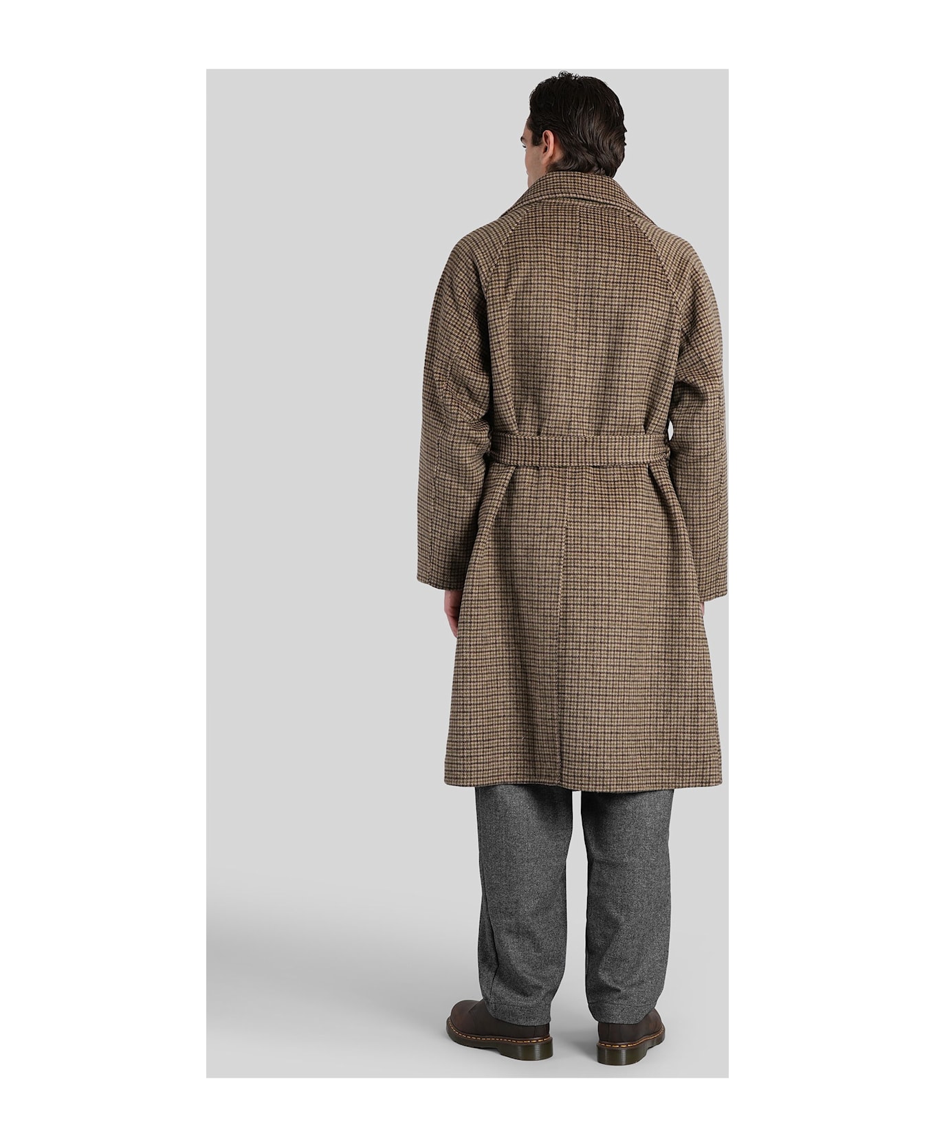 A Paper Kid In Brown Wool - brown