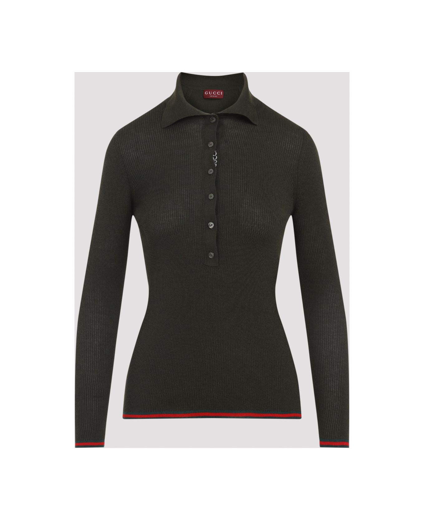 Gucci Web Polo - Forest Green