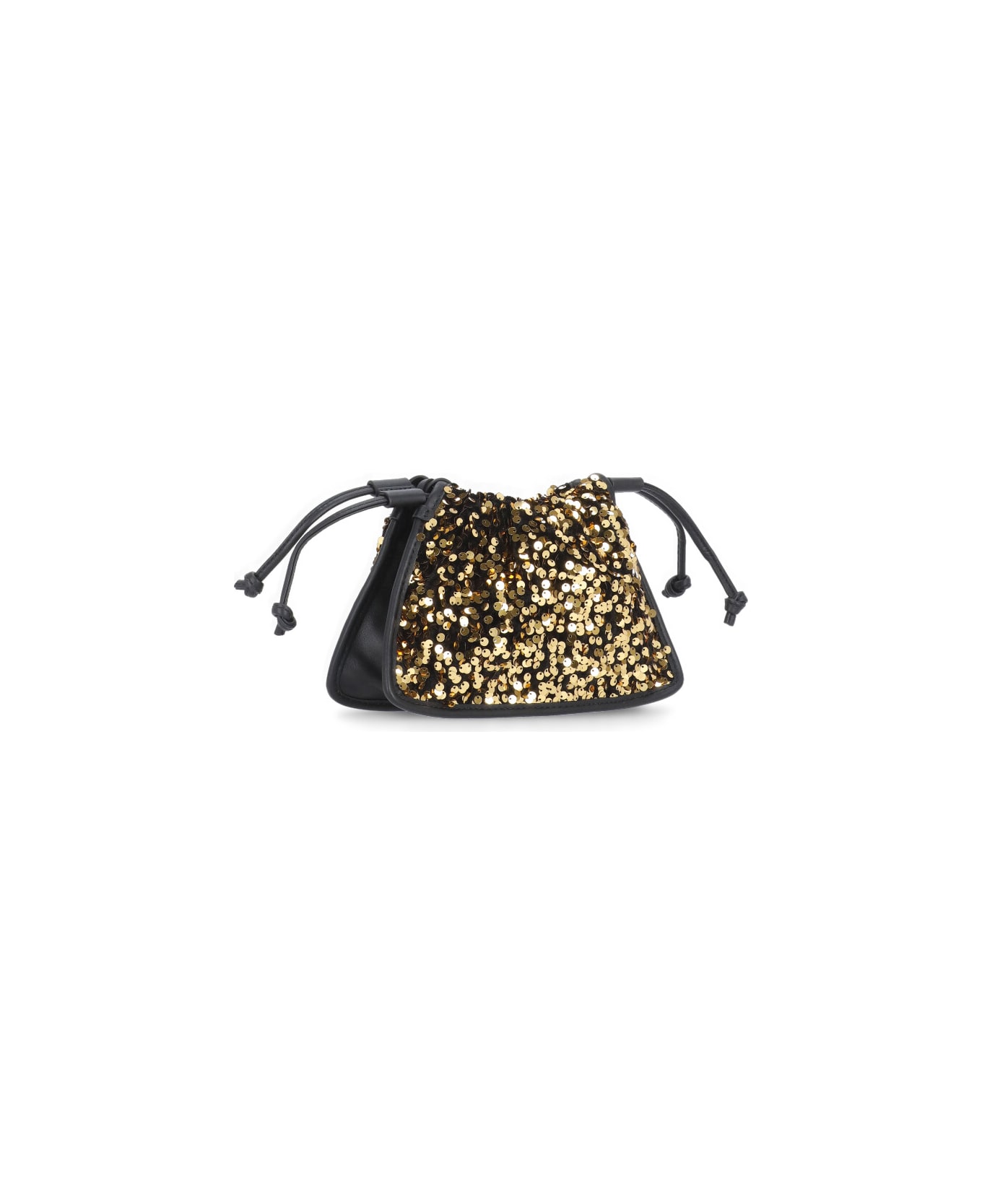 Coccinelle Dulse Paillette Bag - Golden