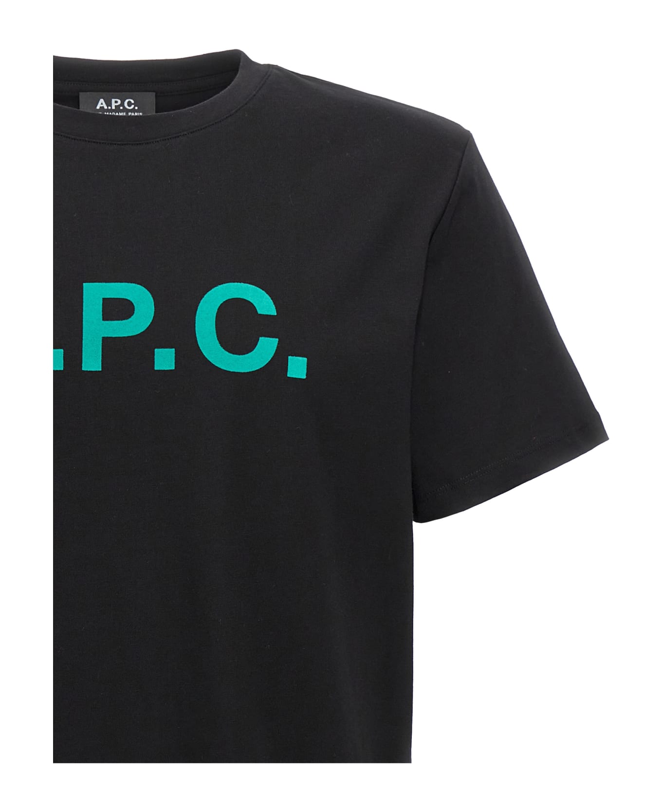 A.P.C. Vpc Logo Printed T-shirt - Black シャツ