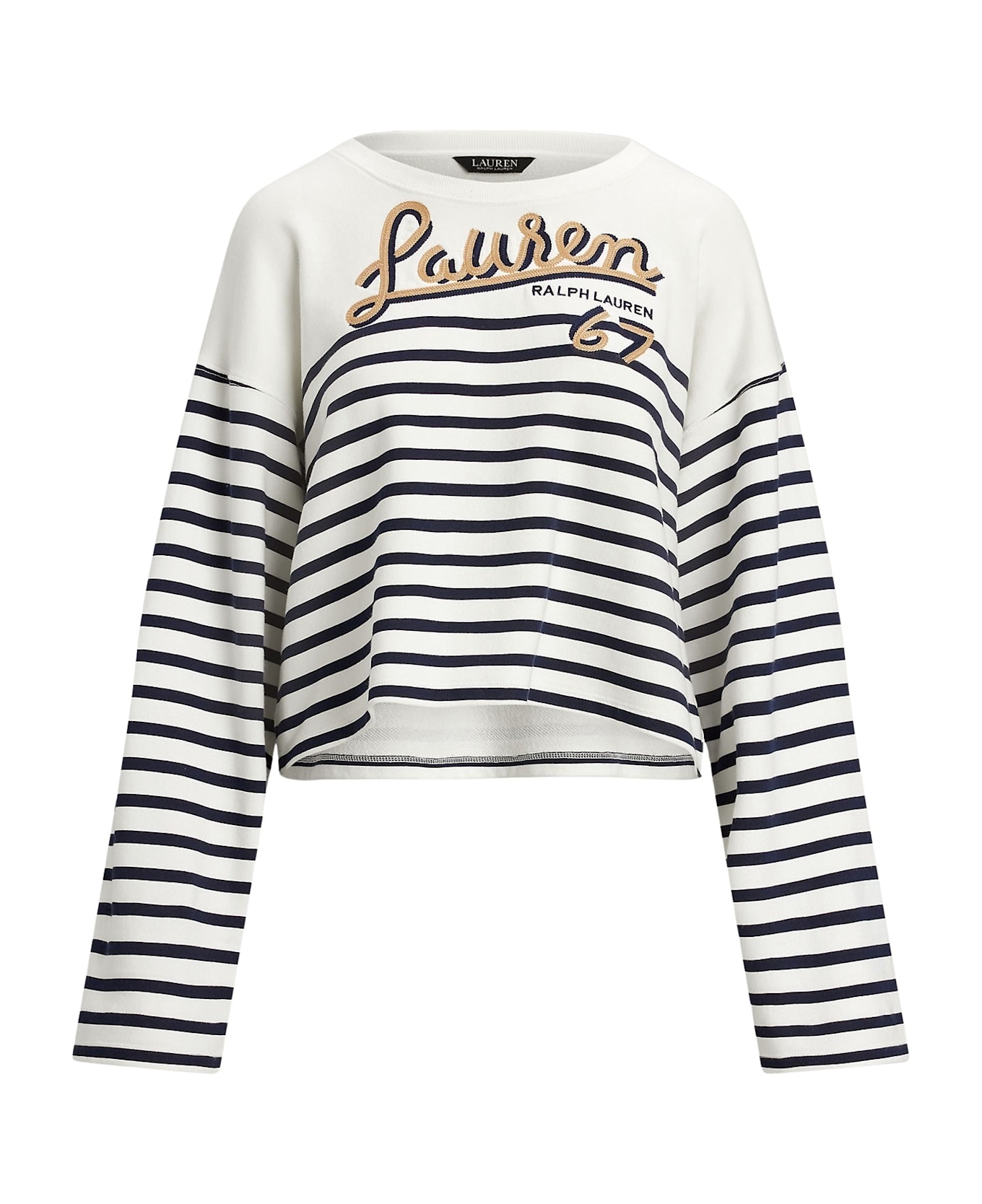 Polo Ralph Lauren Jamarie Long Sleeve Sweatshirt - White/blue