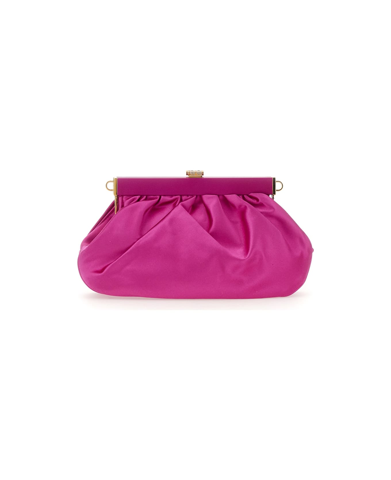 Versace Clutch With Medusa Plaque - FUCHSIA クラッチバッグ