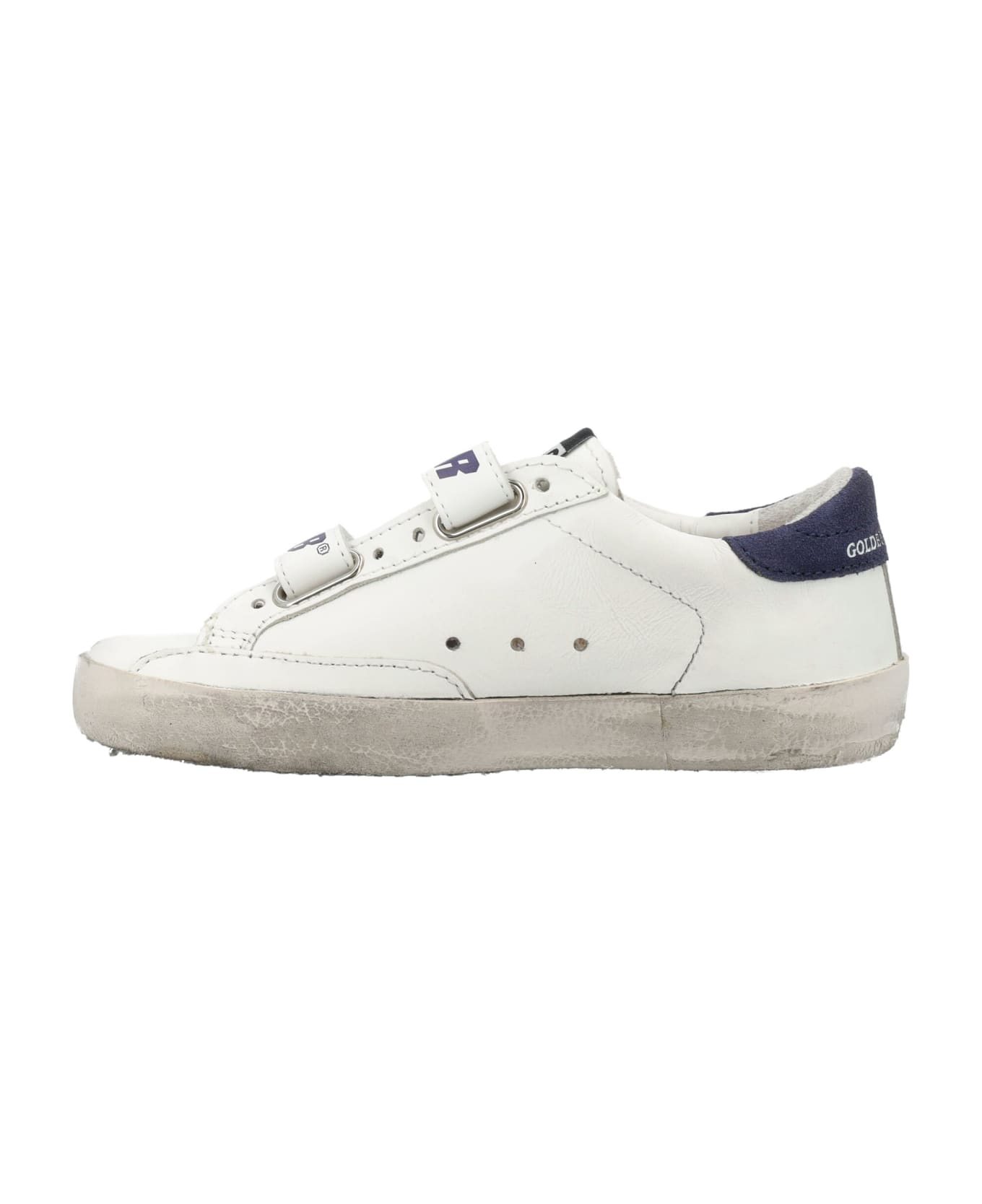 Golden Goose Kid - Old School - WHITE/BLUE DEPTHS