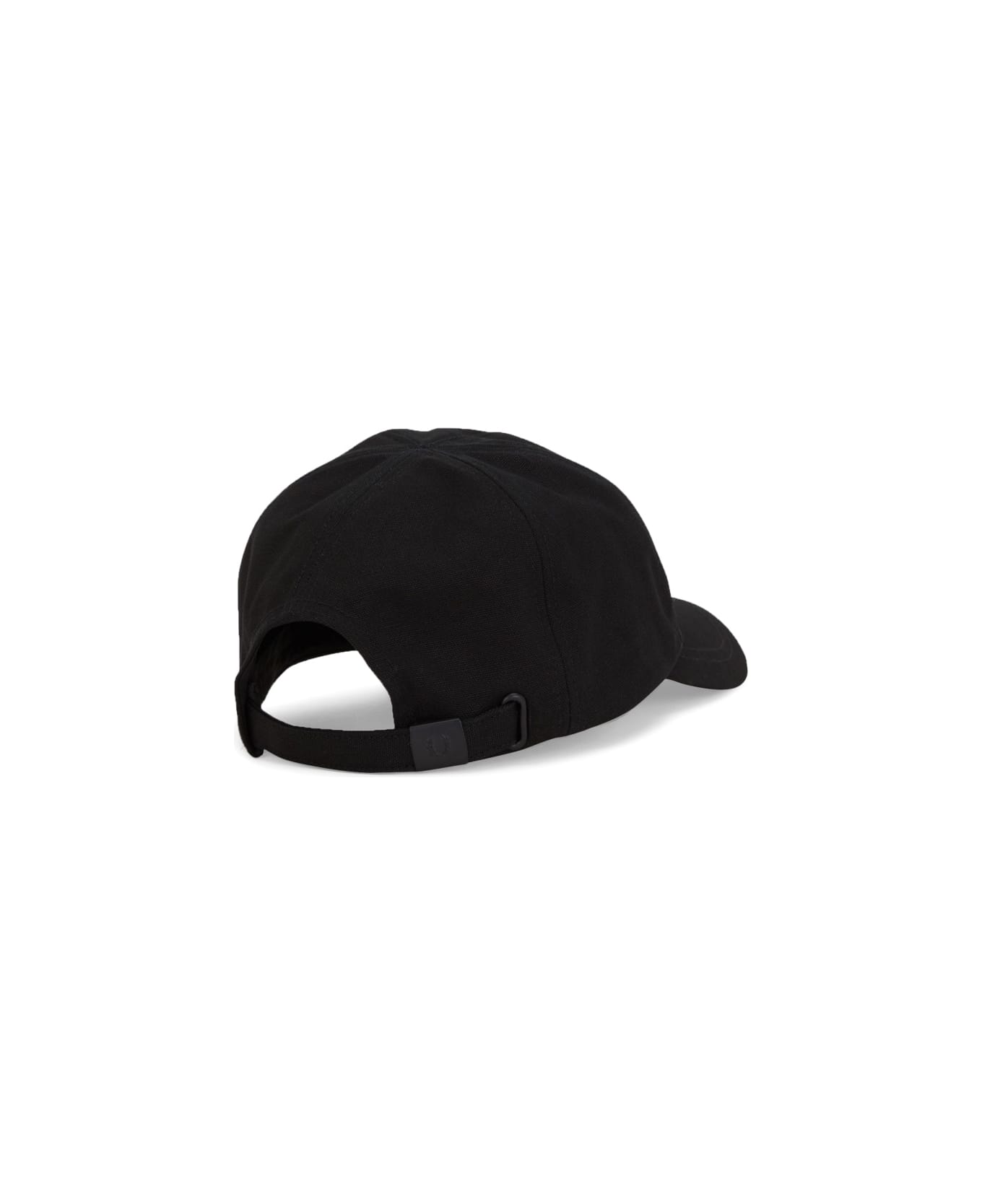 Fred Perry Baseball Hat With Logo - BLACK