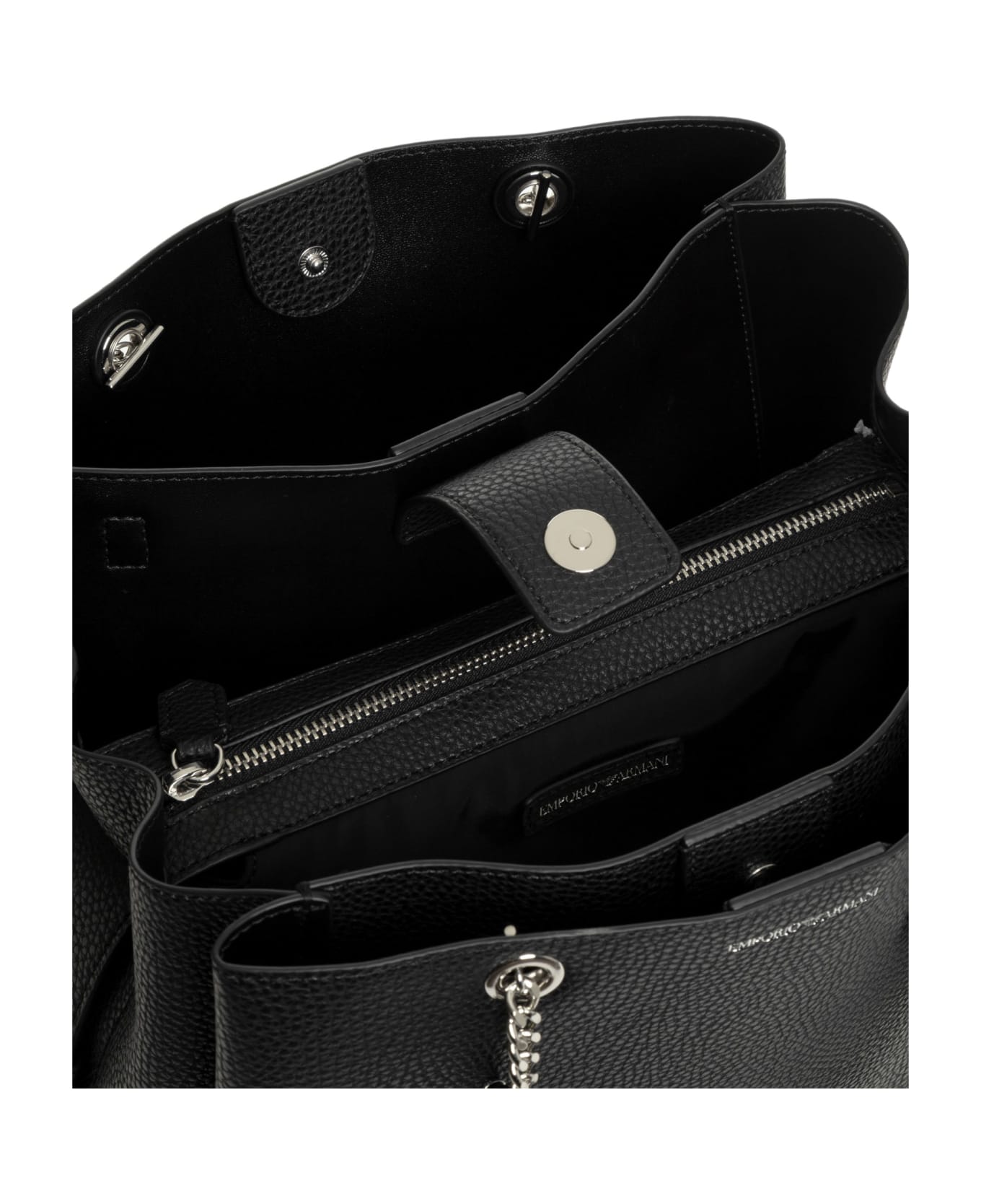 Emporio Armani Shoulder Bag - Black トートバッグ