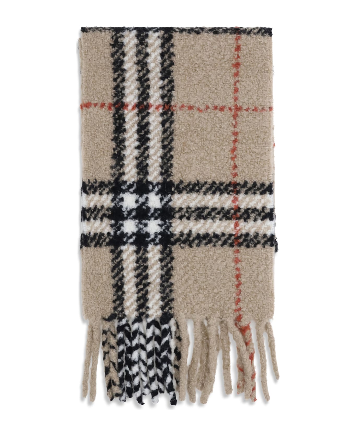 Burberry Scarf From A Warm Alpaca-wool Blend Bouclé