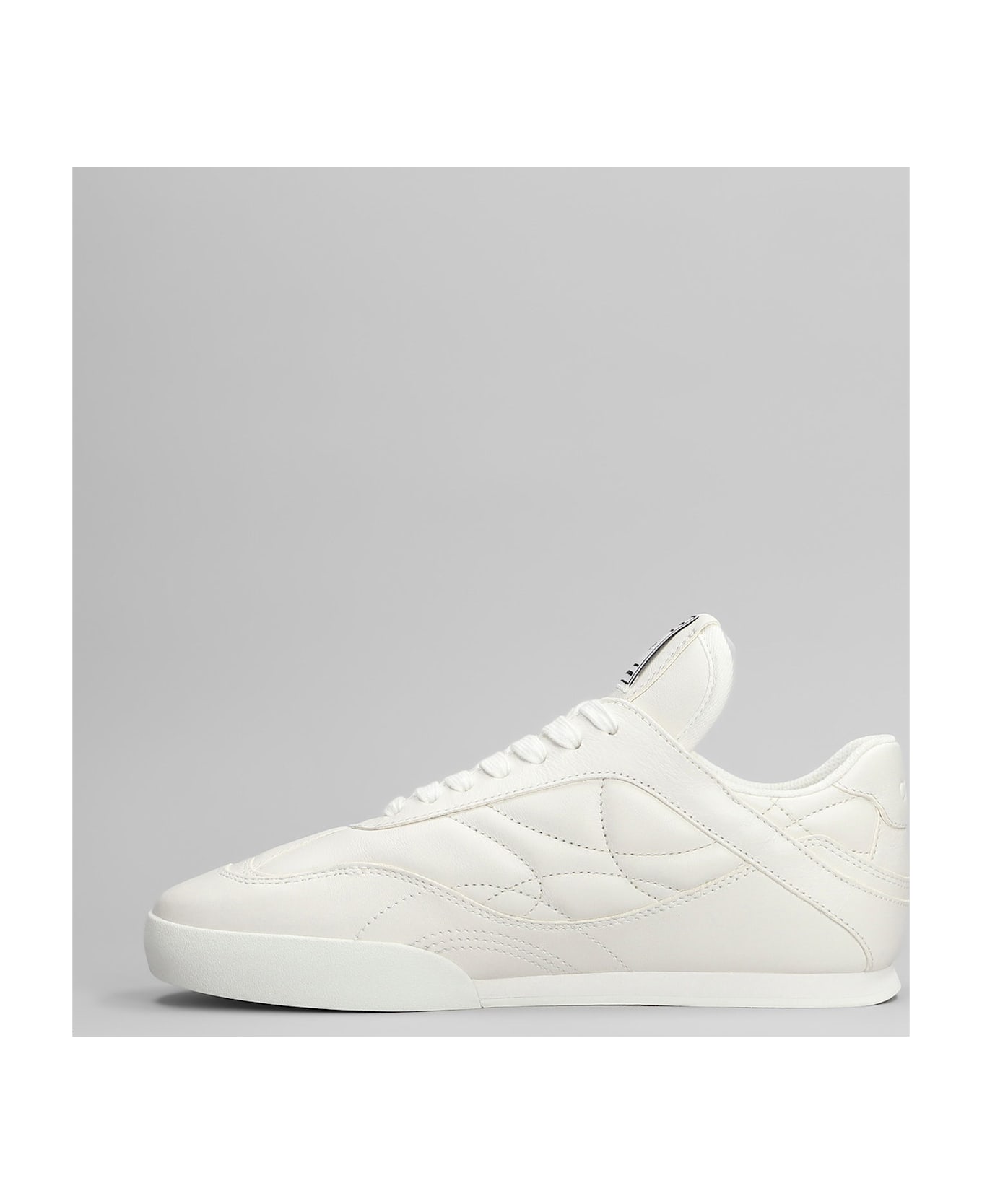 Chloé Kick Sneakers In White Leather - white