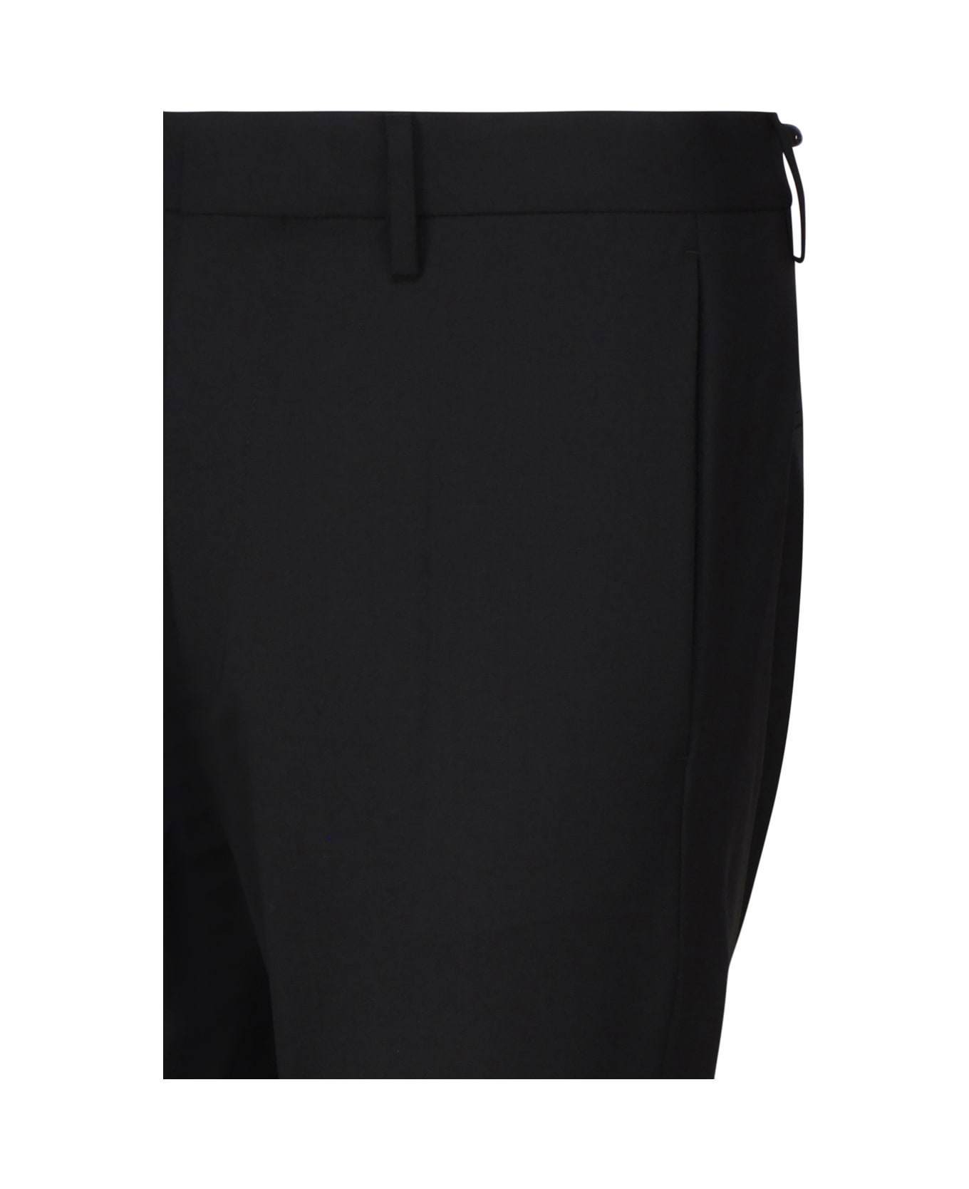 Dsquared2 Stretch Wool Blend Trousers - Black