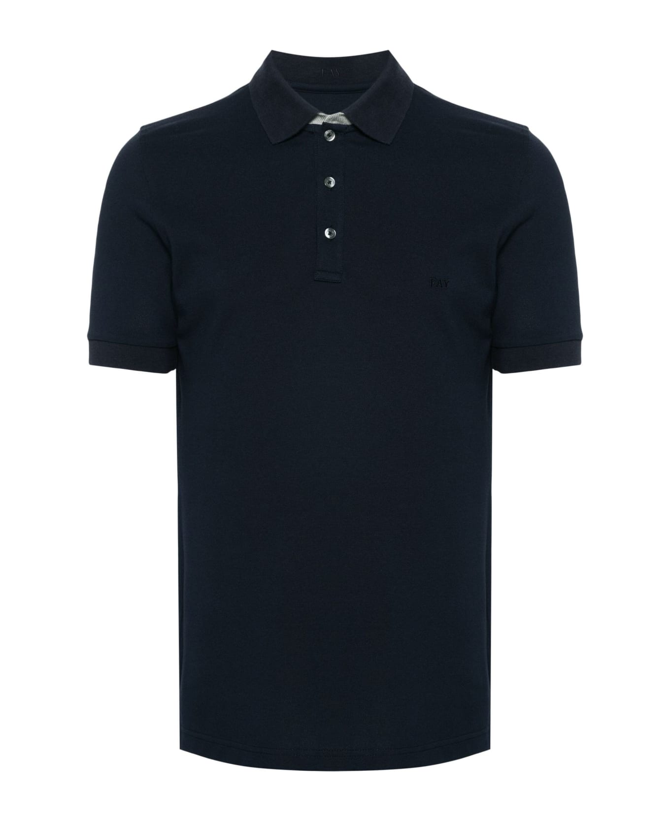 Fay Blue Polo - Blue