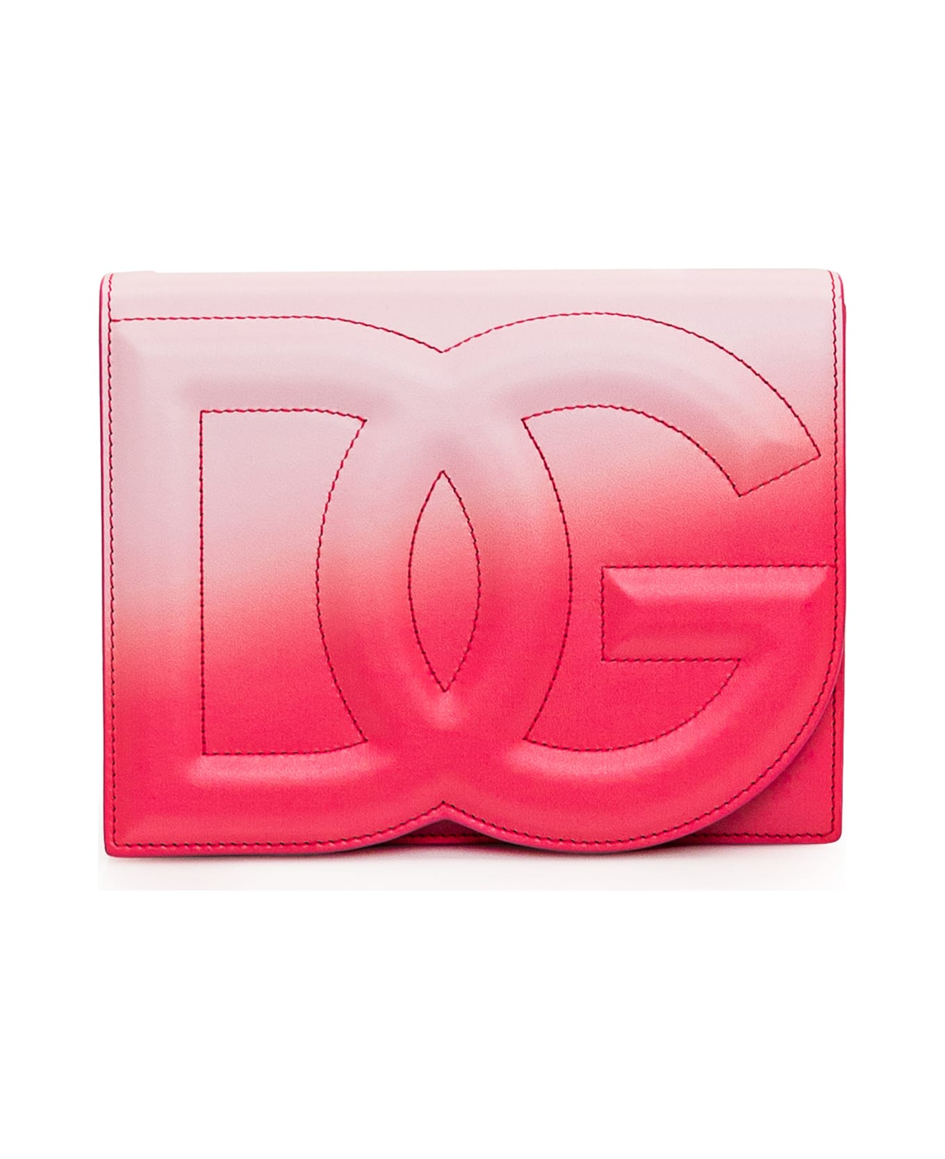 Dolce & Gabbana Dg Logo Shoulder Bag - PINK クラッチバッグ