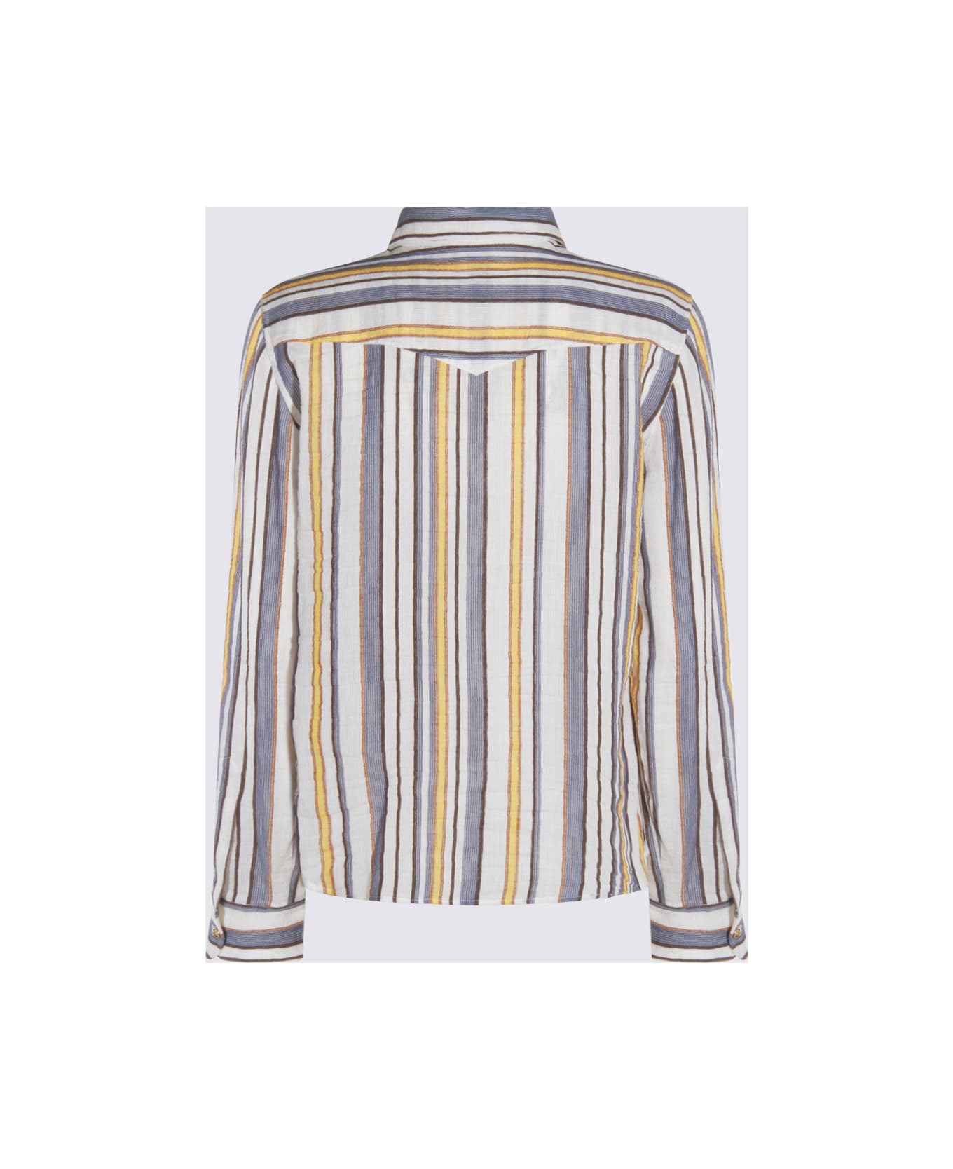 Celine Colorful Shirt - CHALK/YELLOW/BLUE