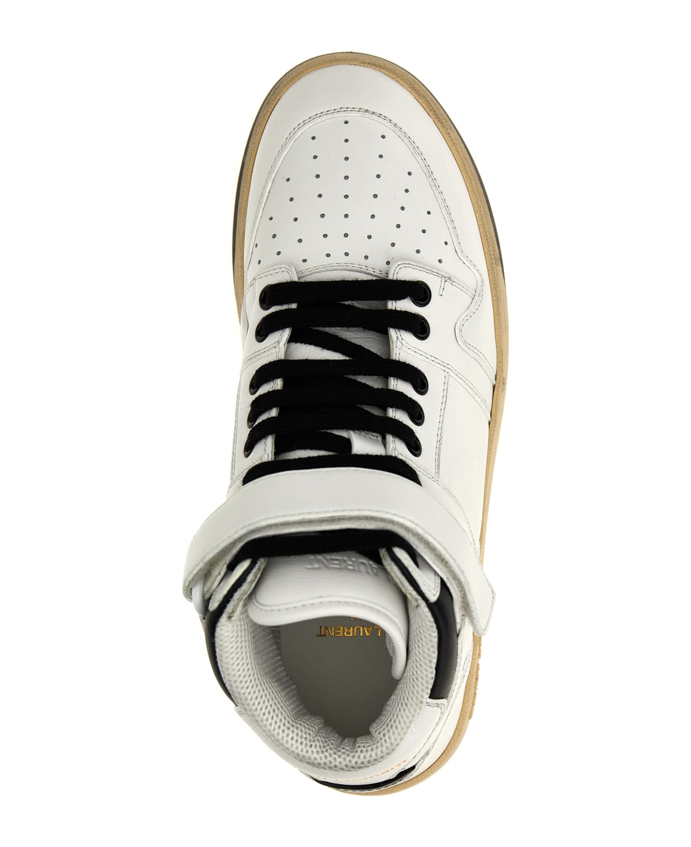 Saint Laurent Lax Sneakers - White/Black