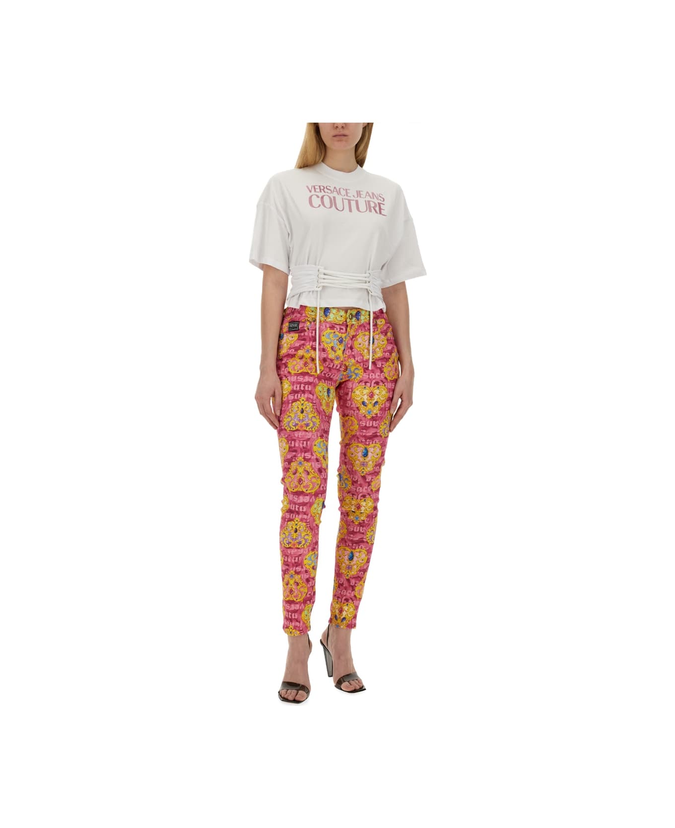 Versace Jeans Couture Skinny Fit Jeans - MULTICOLOUR