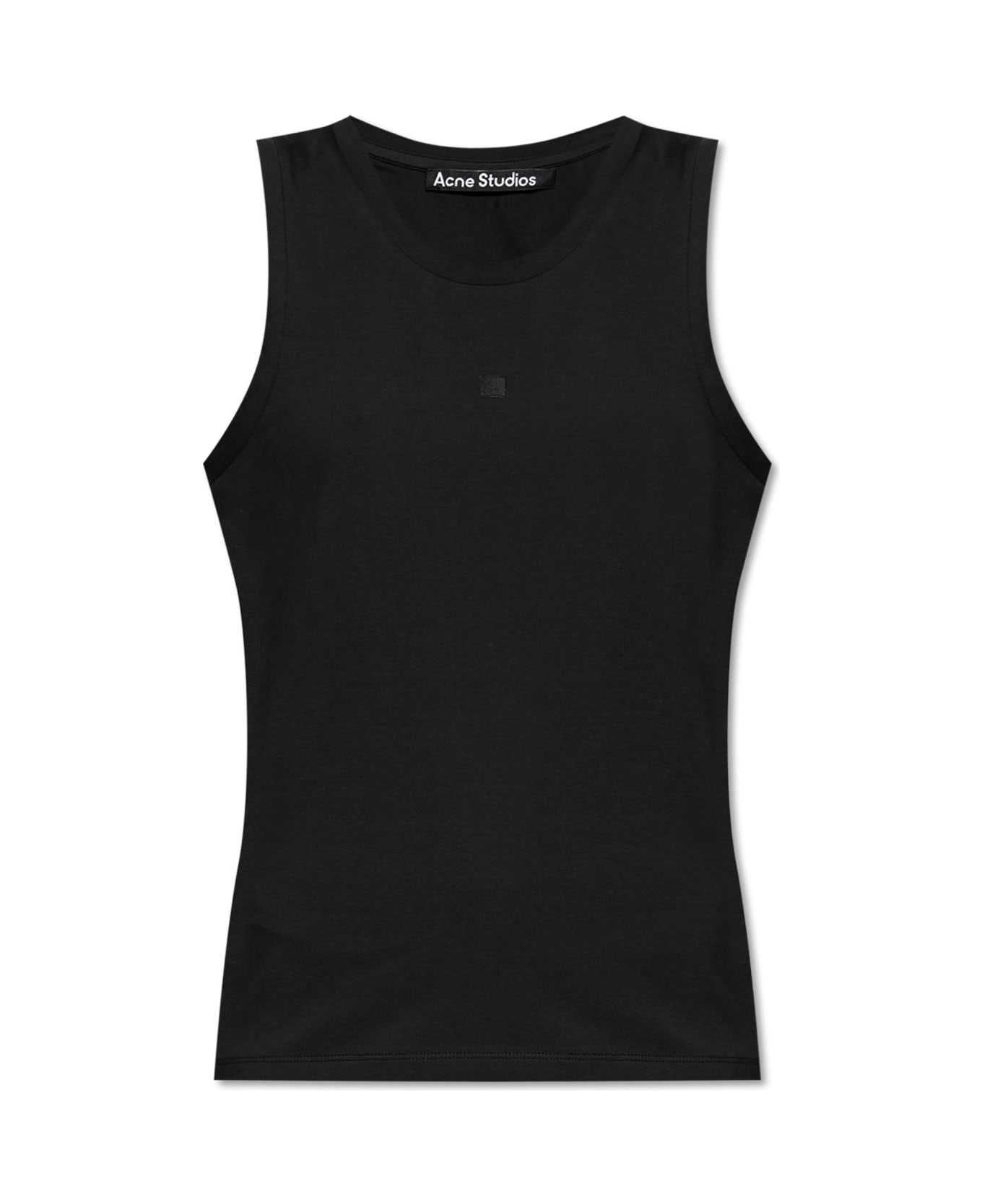 Acne Studios Top With Logo - Black