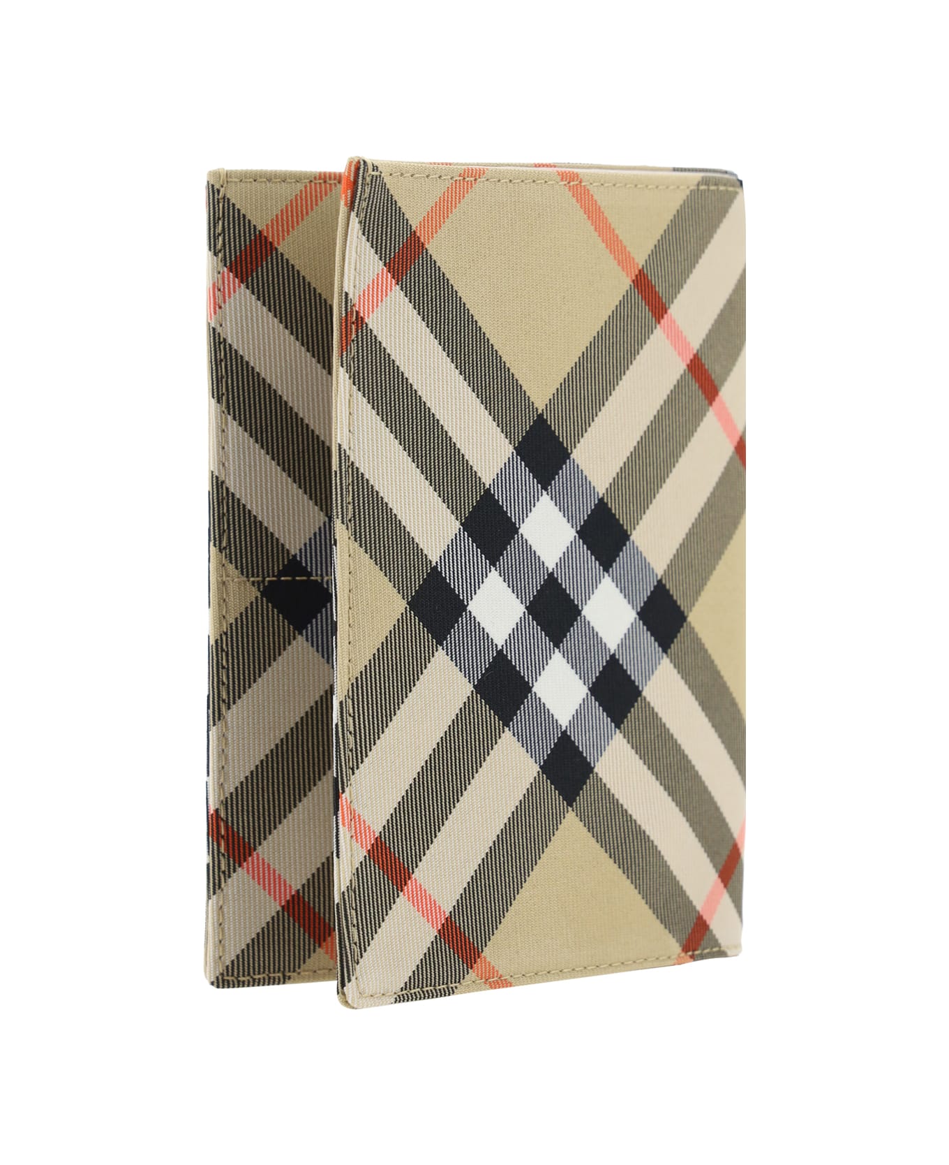 Burberry Ms Passport Holder Cek - SAND