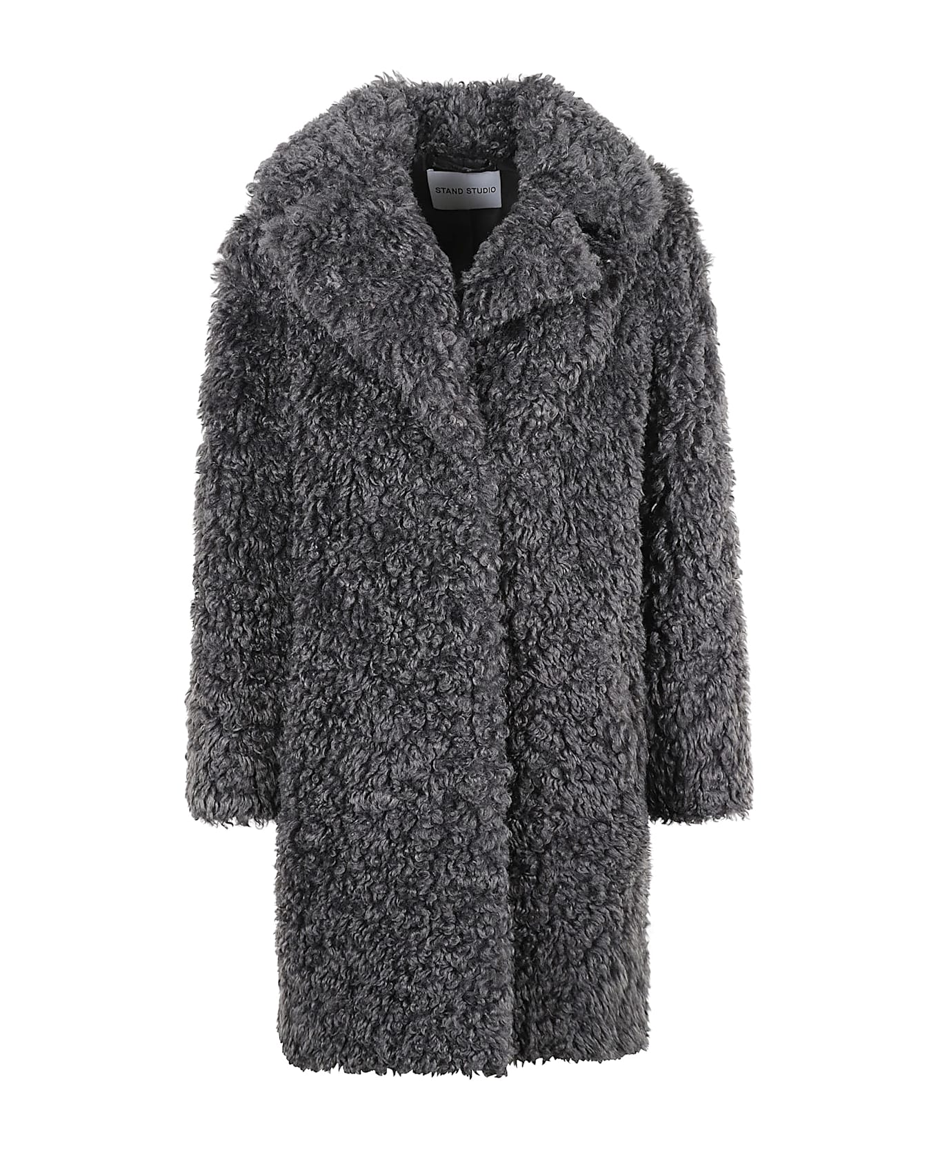 STAND STUDIO Camille Cocoon Coat - GRIGIO