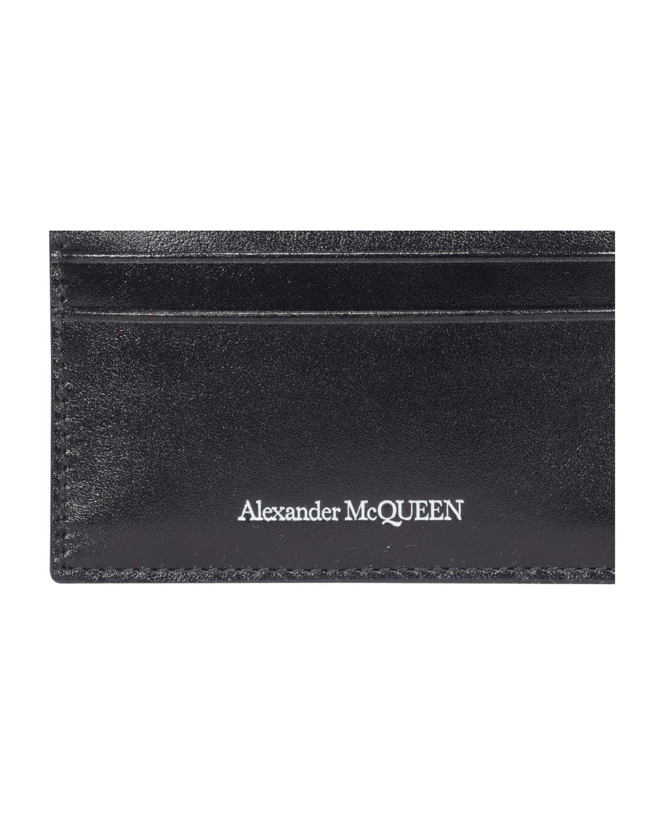 Alexander McQueen Logo Cards Holder - Nero