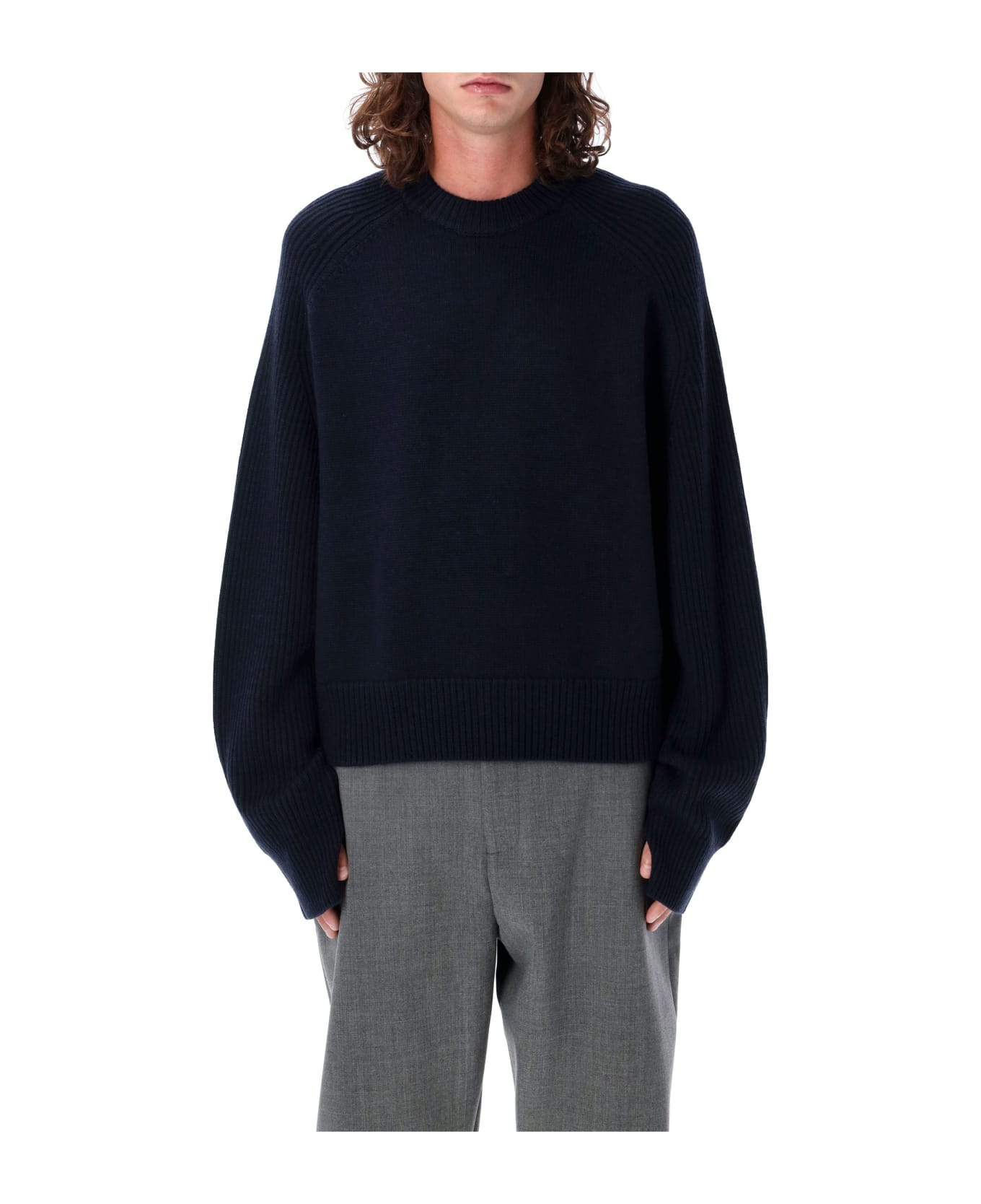 Studio Nicholson Fisherman Sweater - NAVY