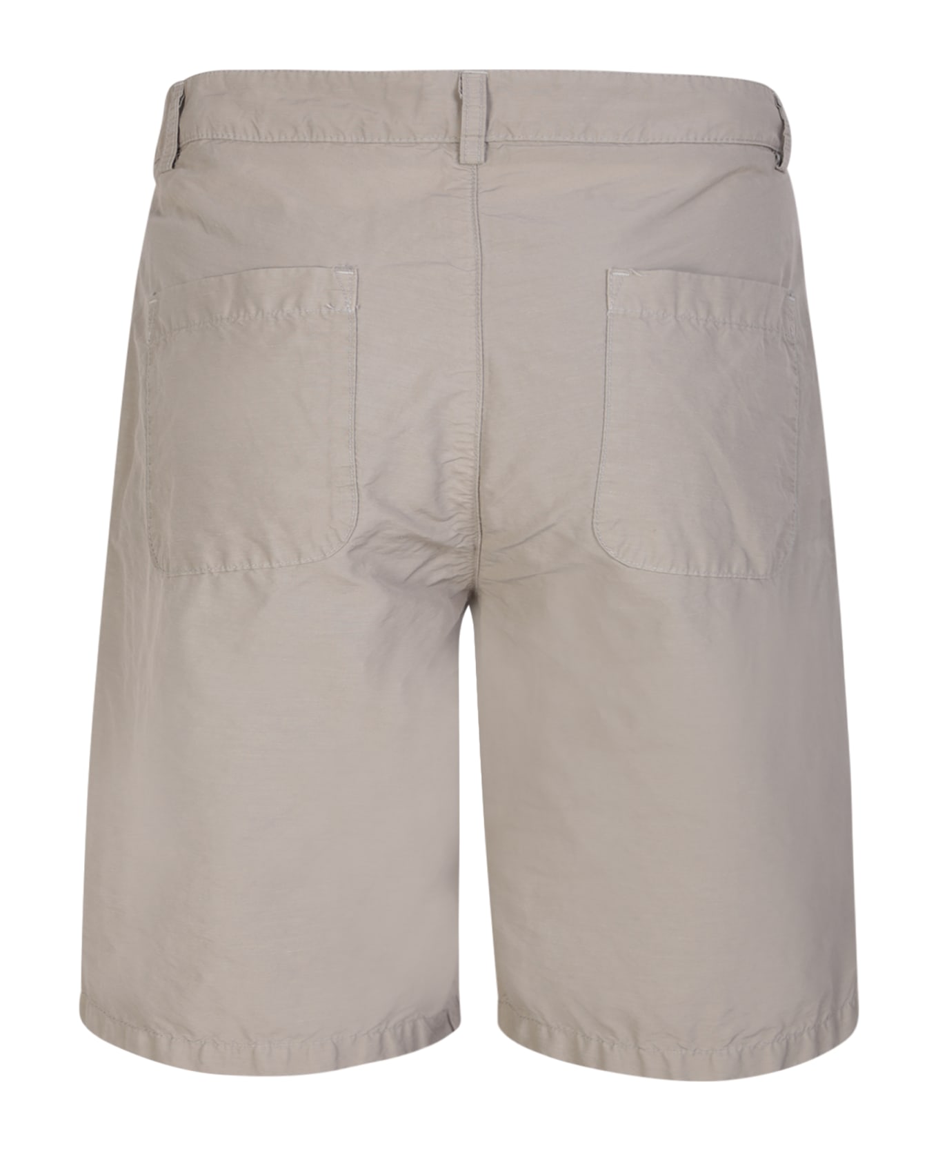 Original Vintage Style Original Vintage Nylon Beige Bermuda Shorts - Beige