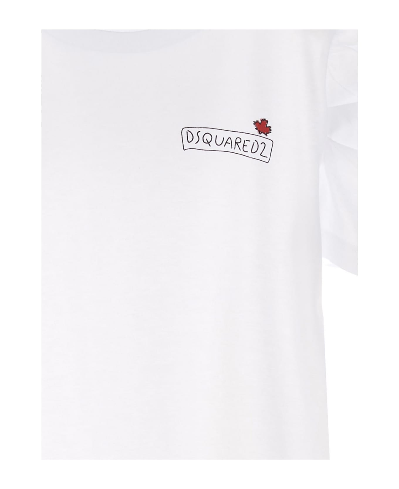 Dsquared2 Logo Print T-shirt - White